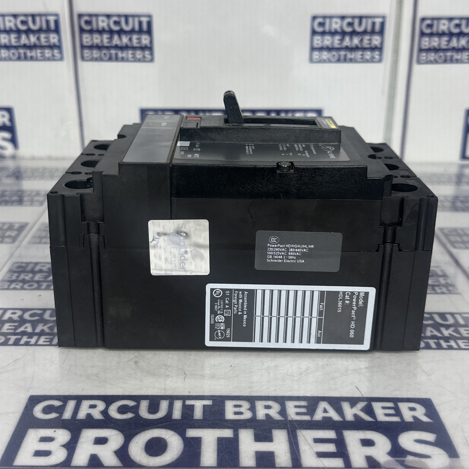Square D HDL36015 15 Amp 600V 3 Pole Circuit Breaker-Warranty (Ship Same Day)