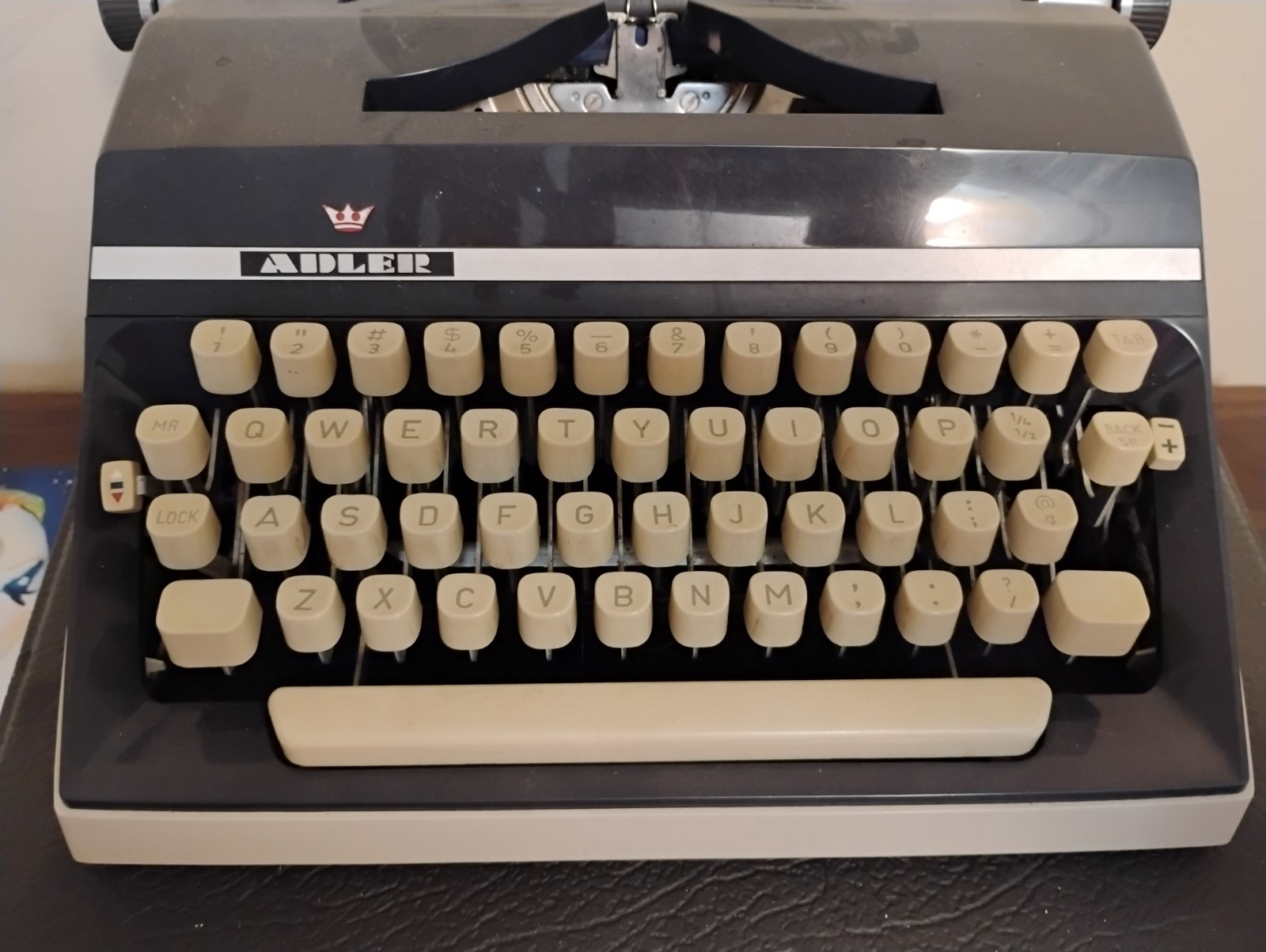 Adler Manual Typewriter with Carrying Case, Made in Western Germany
