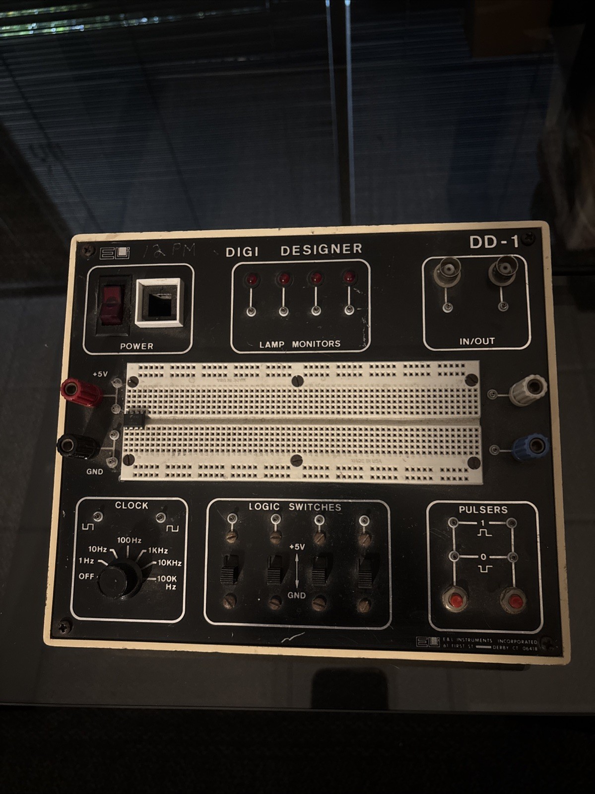 E&L Instruments Digi Designer DD-1 Digital Logic Trainer AS-IS Parts/Repair
