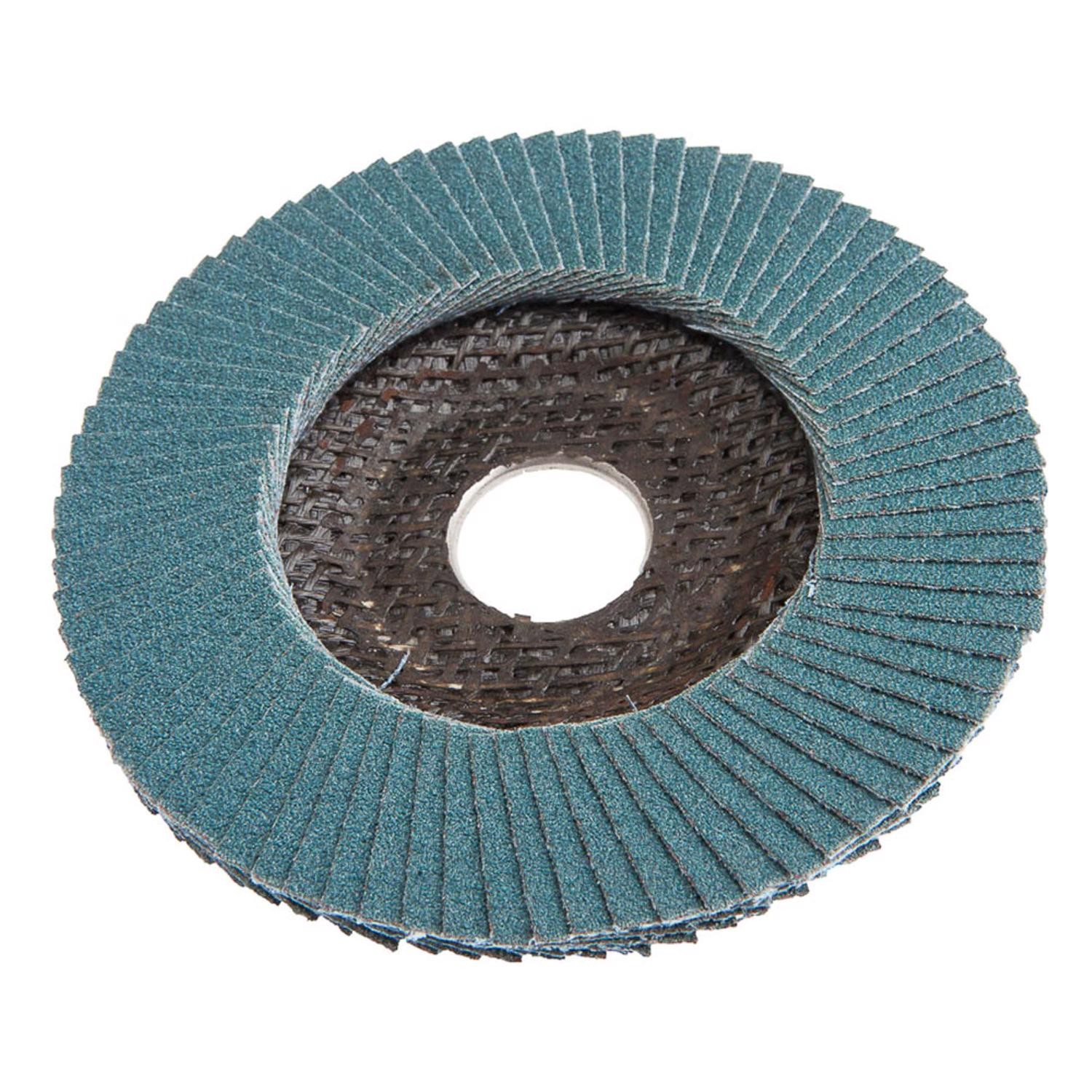 Forney 71928 Zirconia Aluminum 80-Grit 13,300 rpm Blue Flap Disc 4-1/2 Dia. in.