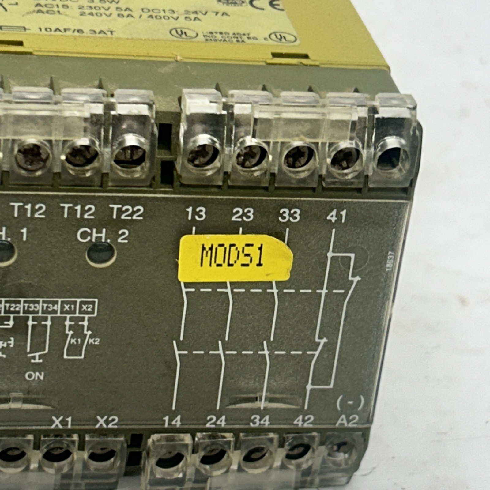 Pilz PNOZ 1 3S/10 Safety Relay 24vdc