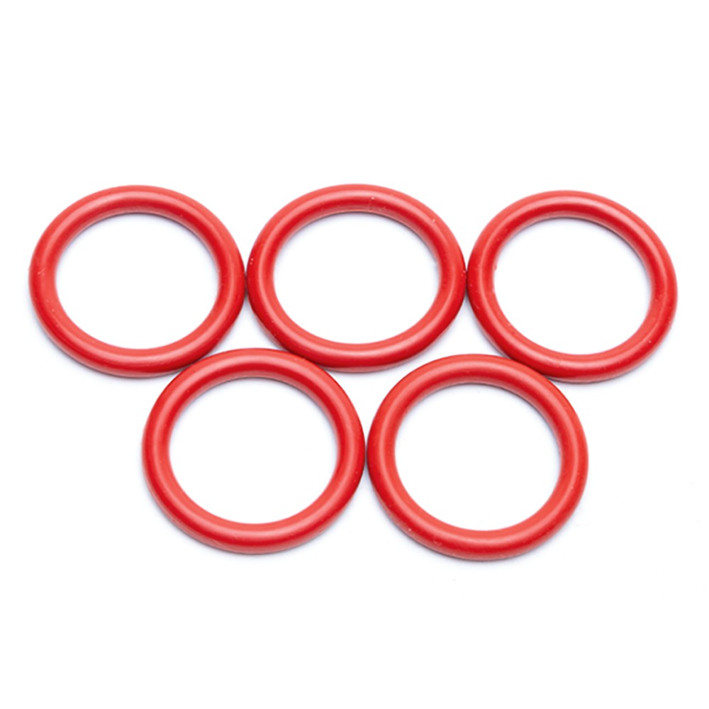 Red Silicone O Rings Seals 5.3mm Cross Section 30mm-530mm ID Food Grade O Ring