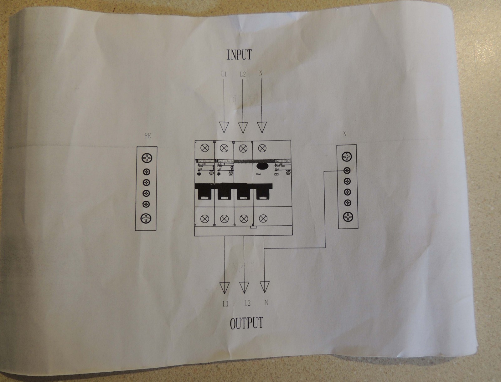 Delixi Navigator DZ47sLES 3 phase/Neutral Residual current circuit breaker, NEW