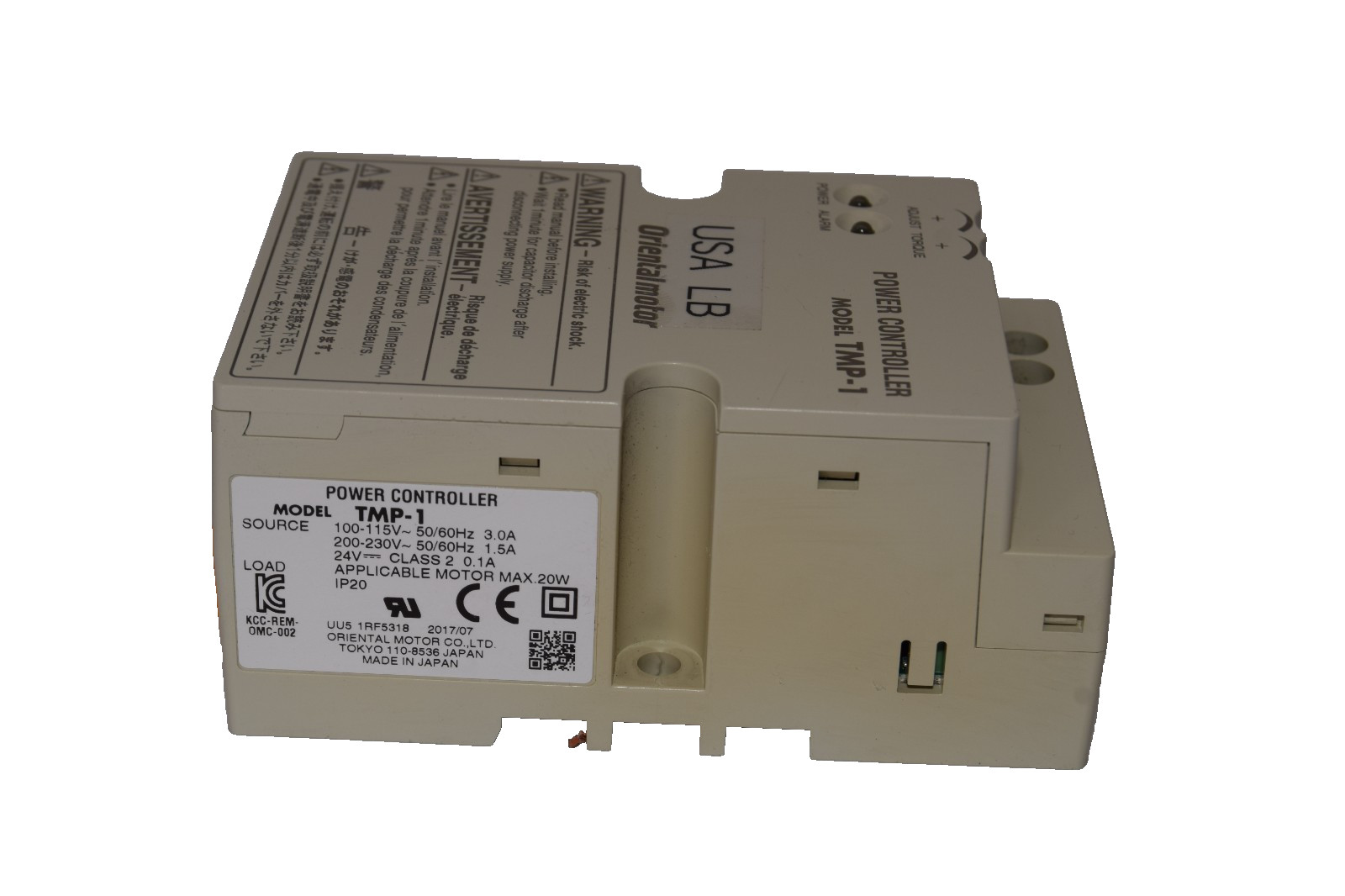 Oriental Motor TMP-1 , TMP1 115/230V 50/60Hz 3.0/1.5A Power Controller
