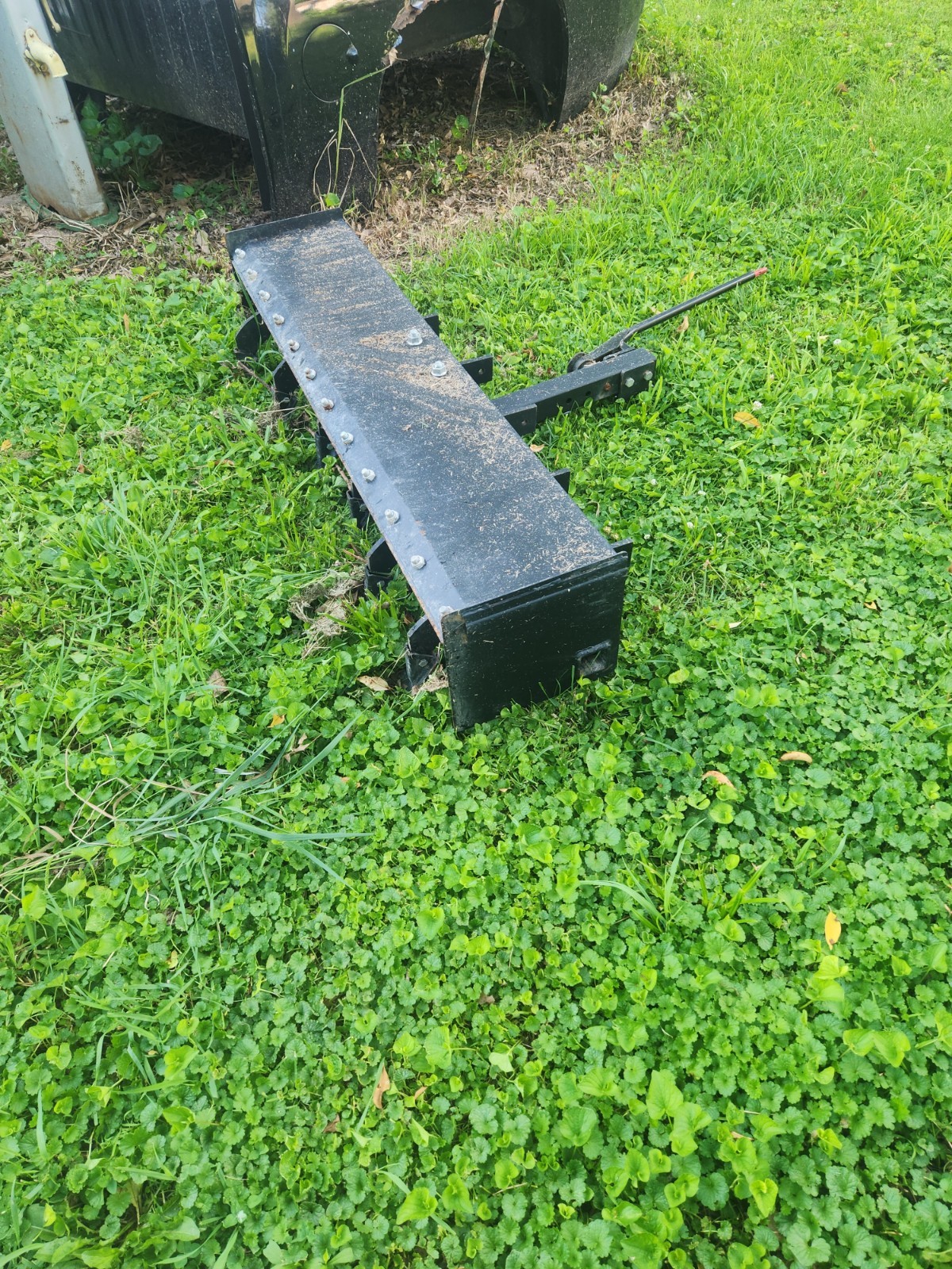Box Blade Tractor Attachment 54.25″ Width W/6 Scarifier Shank for Cat 0 & Cat 1