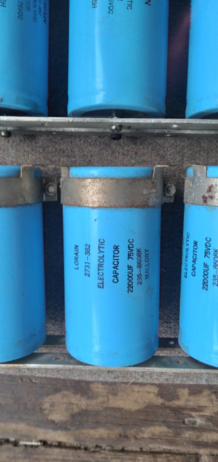 Lorain 2731-382 Electrolytic Cappacitors 22000uf 75vdc