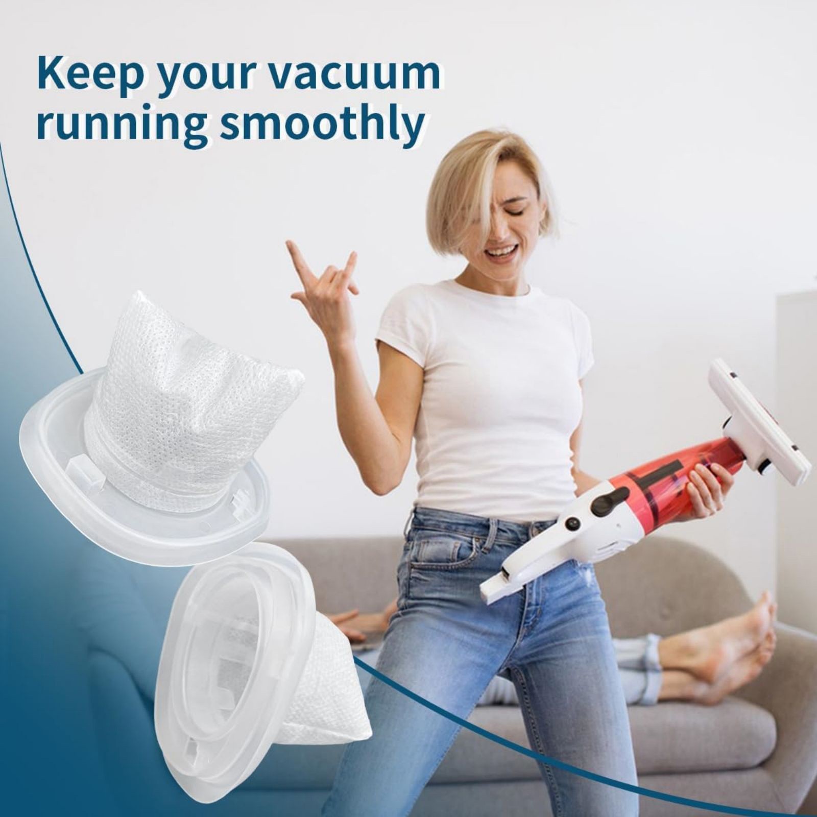 3X Vacuum Filter Replacements Compatible For Black And Decker Dustbuster