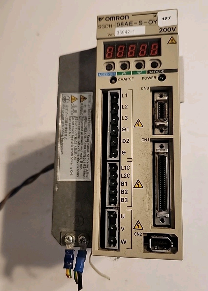 OMRON SGDH-08AE-S-OY (750W) AC SERVO DRIVE OUTPUT 3PH 5.7A 0.8KW – Free Ship