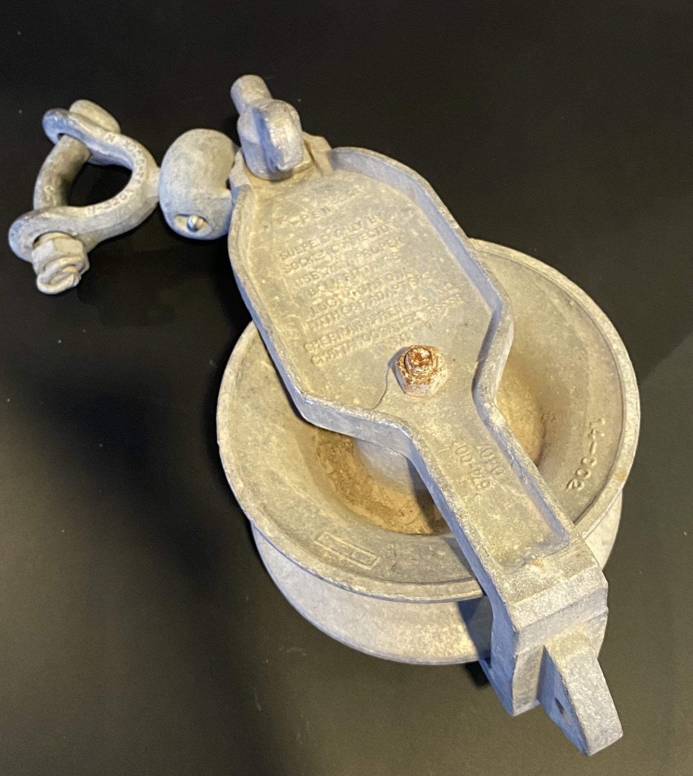 1-Day Ship! Sherman Reilly XS 100 B XS-100-B Universal Stringing Block Pulley