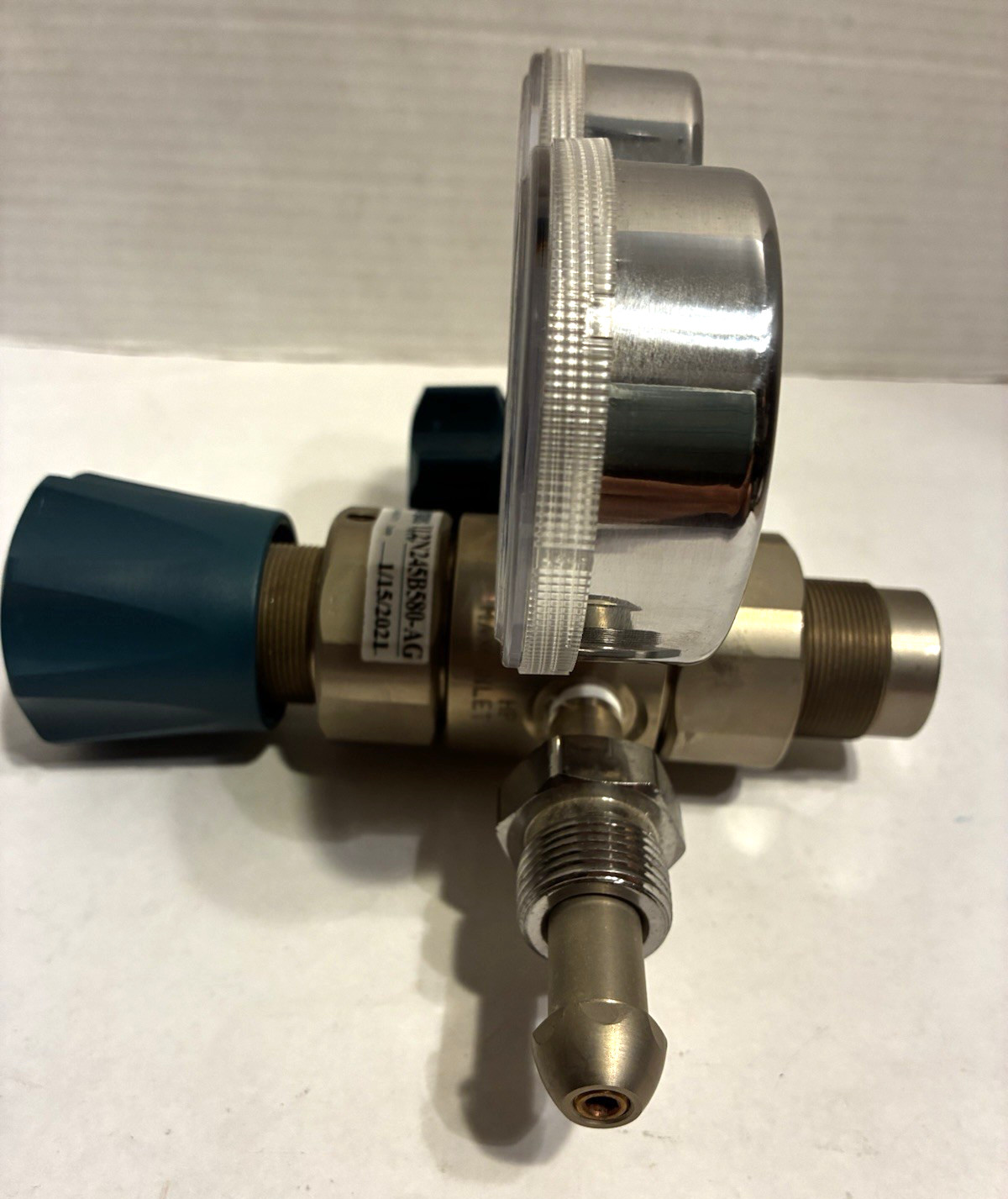 Airgas Y12-C245B580-AG High Purity Brass Two-Stage Gas Regulator-rare