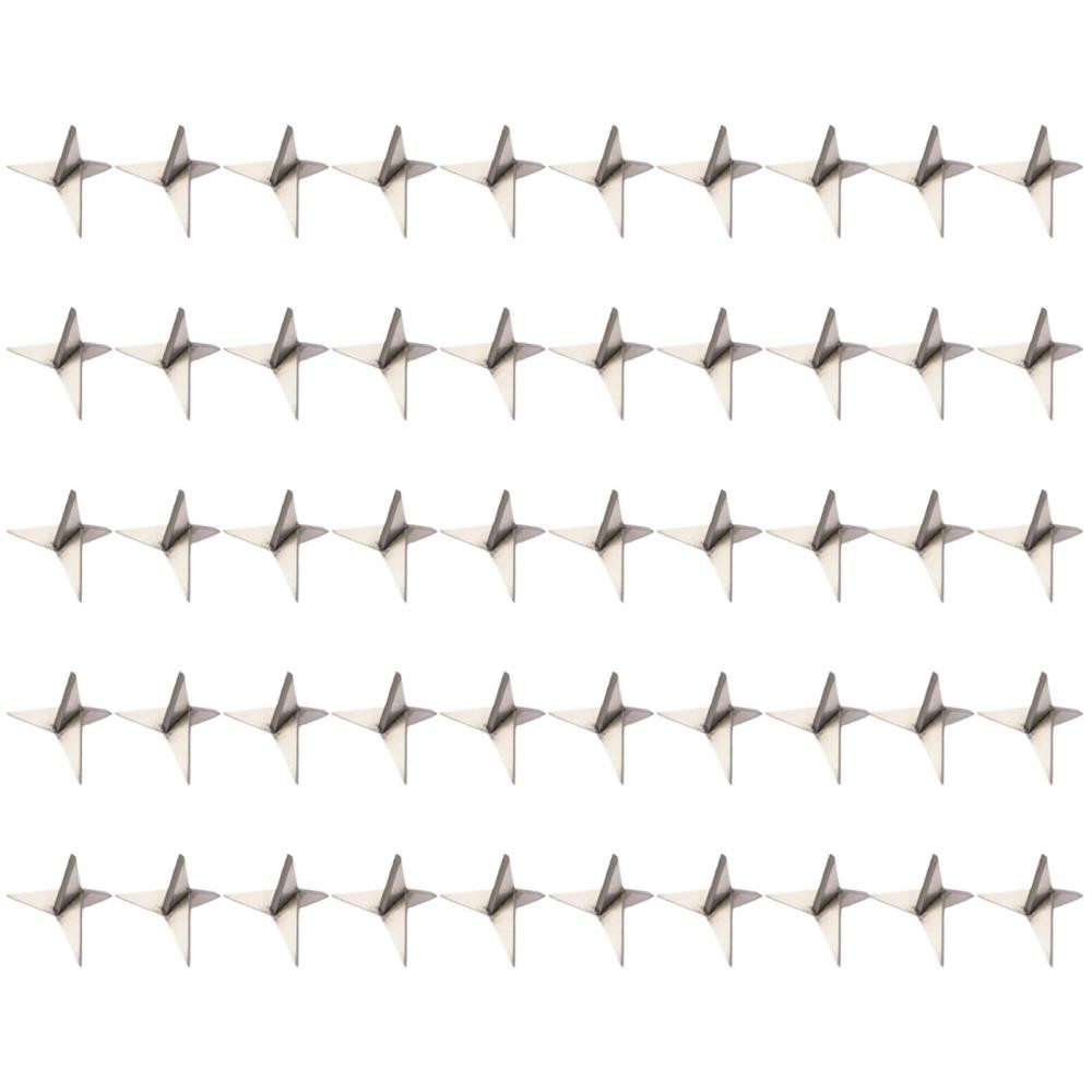 50PC Tire Puncture Spikes Heavy Portable Duty Carbon Steel Triangle Road Spikes