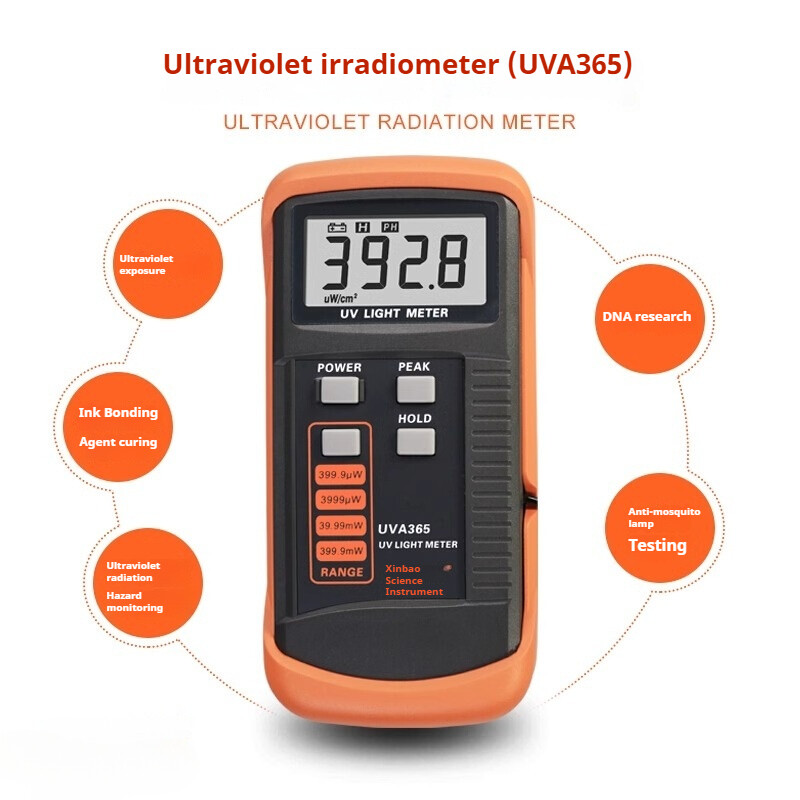 UVC Light Meter UVC254 UV meter measurement of UV radiation intensity Radiometer