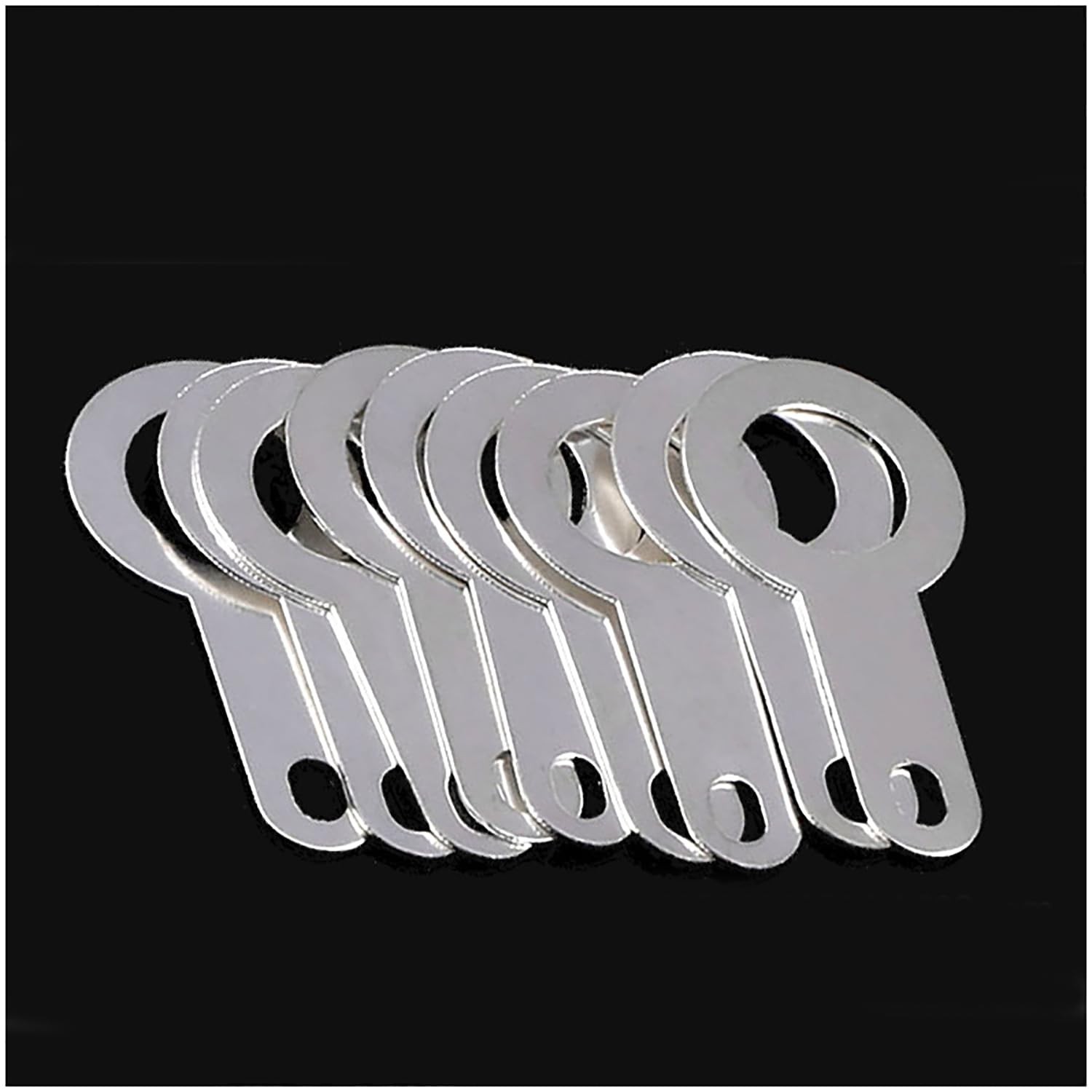 Title 200PCS Single Head Solder Terminal, Silver Copper Solder Lug