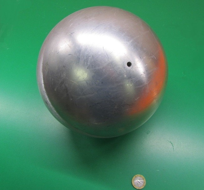 3003 Aluminum Hollow Sphere / Balls 8.00″ Diameter, 1 Pieces