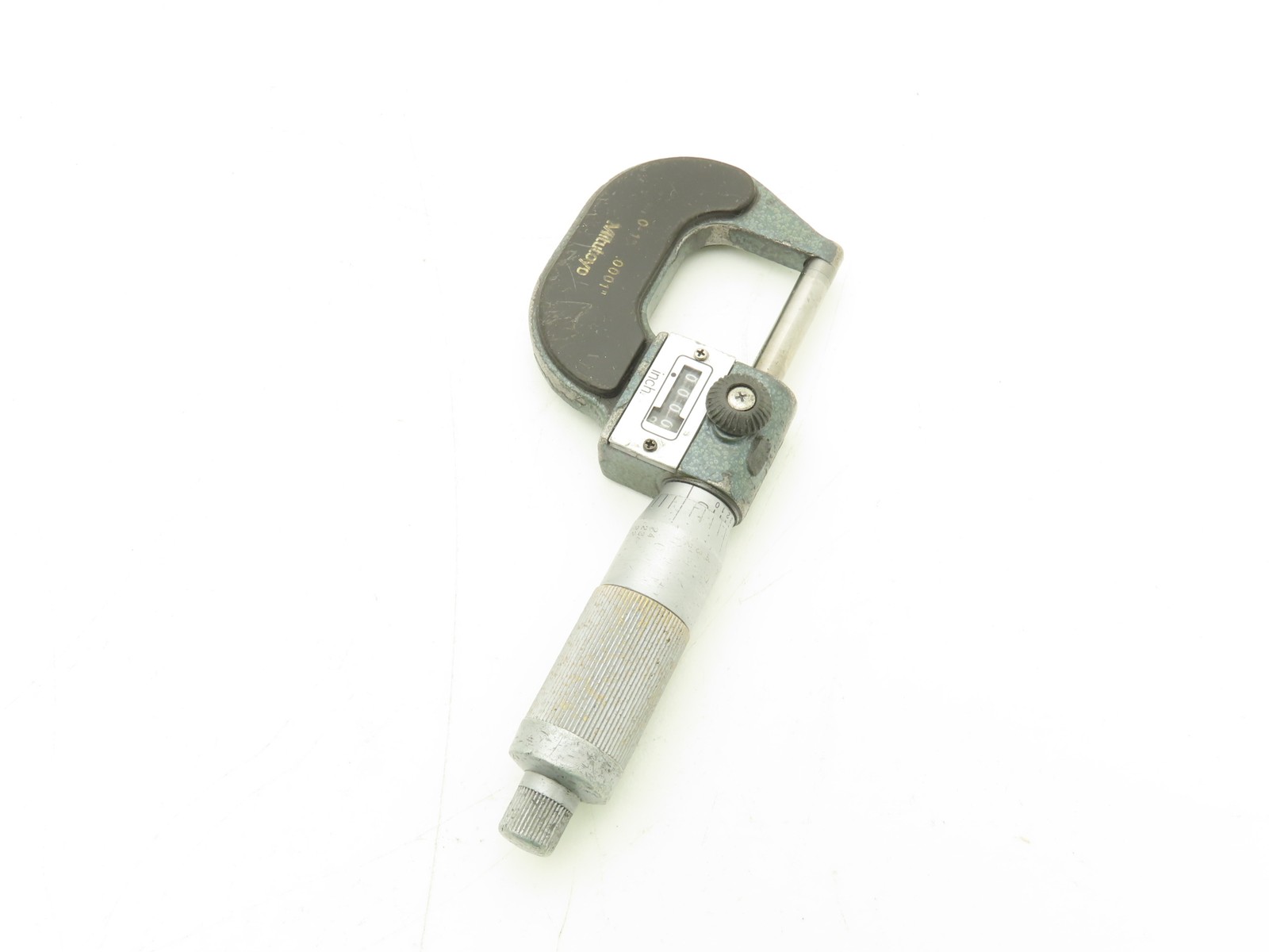 Mitutoyo 193-211 Mechanical Digit Counter Micrometer 0-1″ Range Blue LOT OF 2