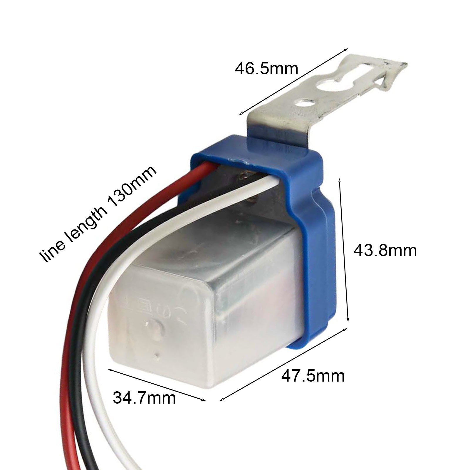Auto On Off Light Sensor Switch 3Pcs AC 220V 10A for Gardens and Streets