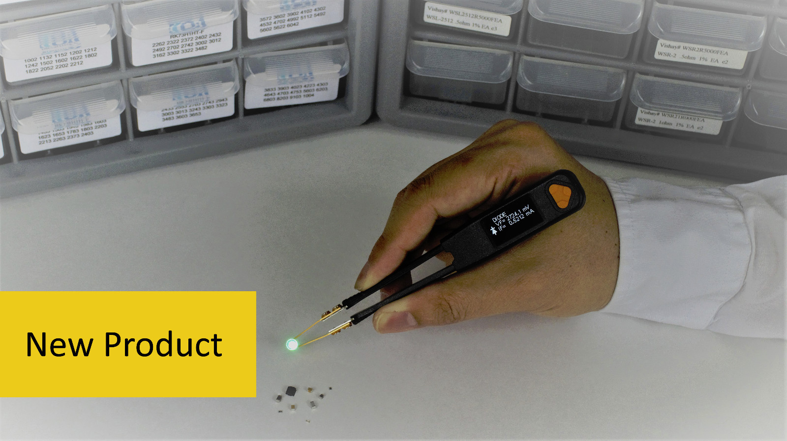 LCR Research Pro1 Plus LCR meter with Precise Test Tips / Link1 PC Connectivity