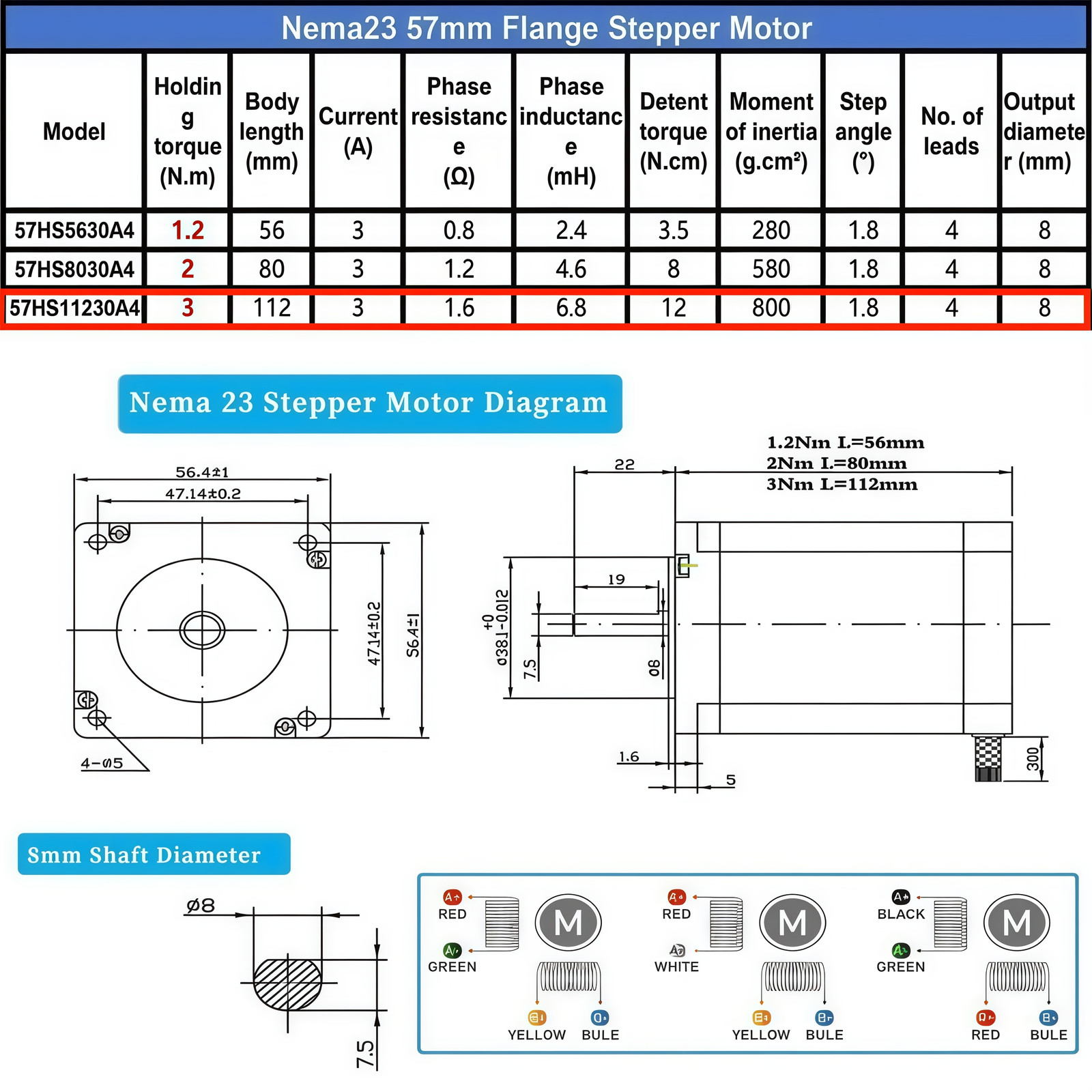 3 Axis CNC controller Kit,Nema 23 57 Step motor Driver for Camera Sliders/Robot