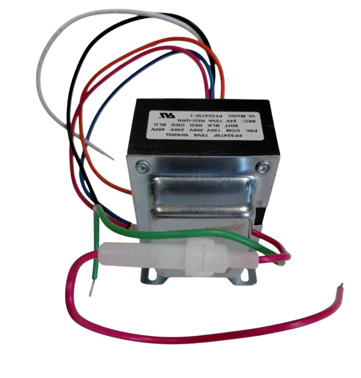 Packard PF52475F Control Transformer 75VA Multi Tap 120/208/240/480V to 24VAC