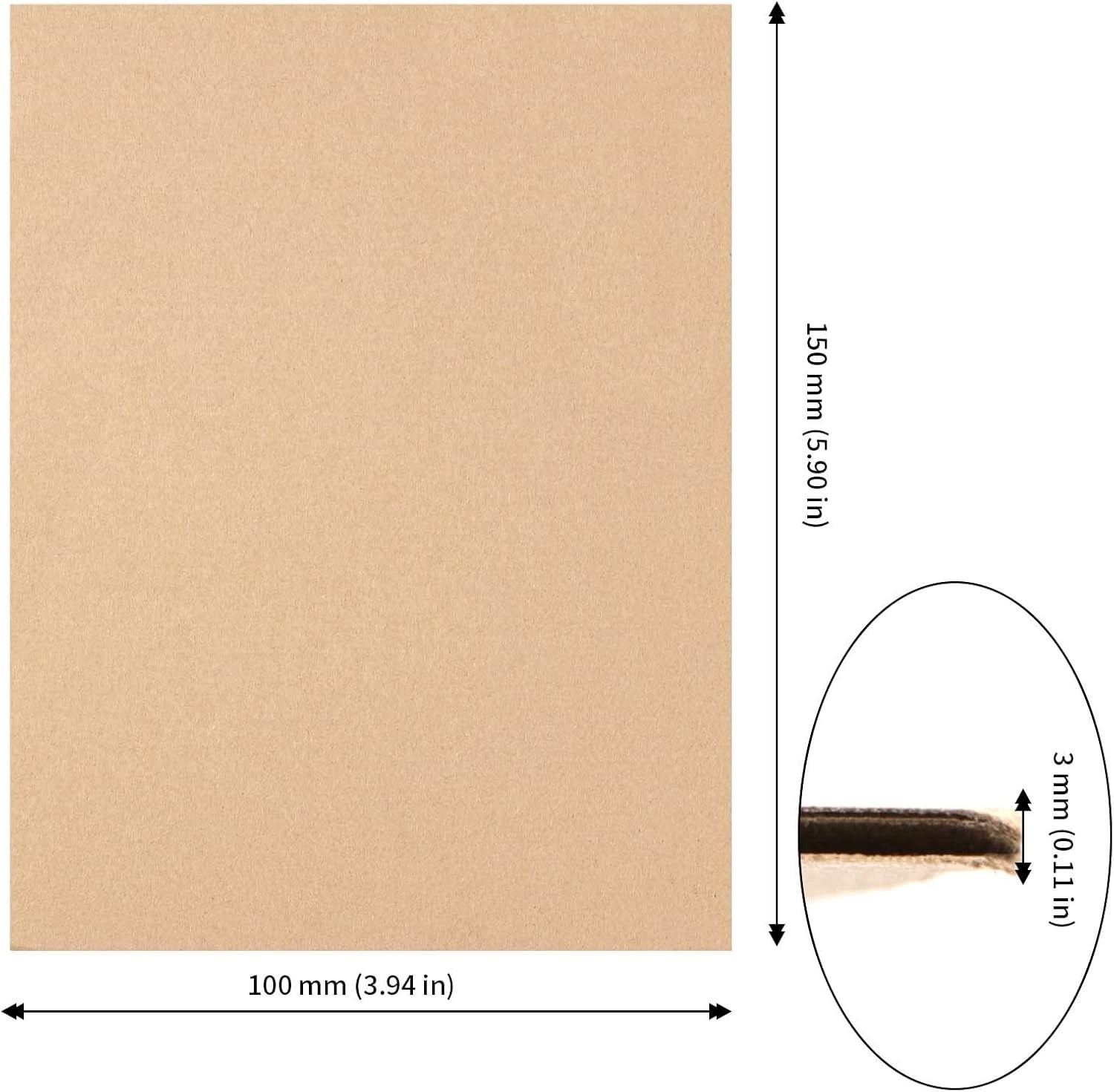 200 Pack Brown Corrugated Cardboard Sheets – Flat, Durable, Multi-Use for Cra…