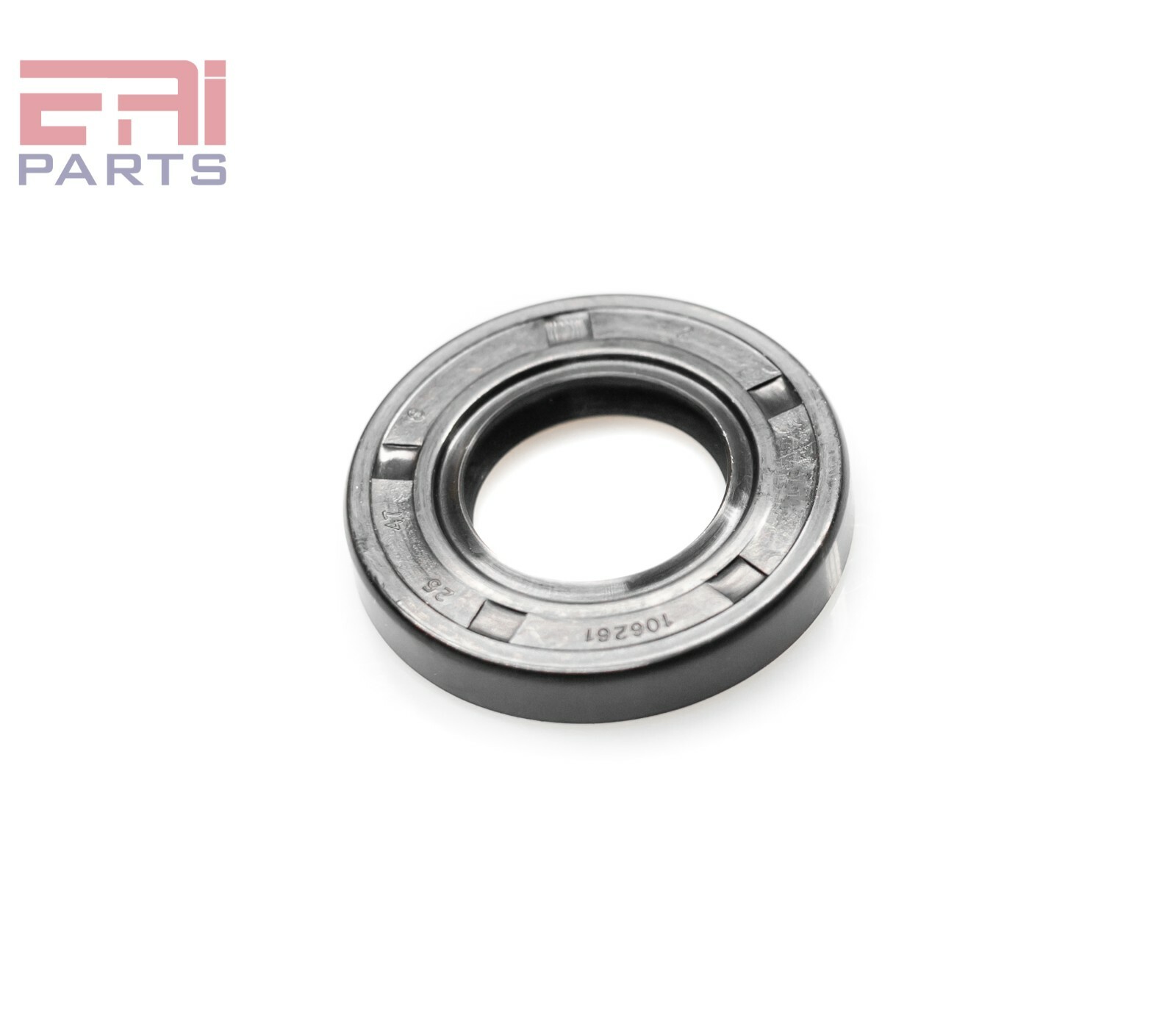 EAI Metric Oil Shaft Seal 25X47X8mm Dust Grease Seal TC Double Lip w/ Spring