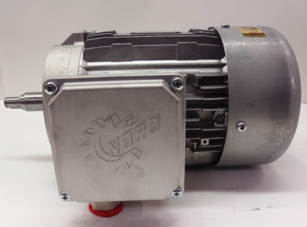 NORD MOTOR W/ GEAR BOX 34614502, 14244828, 3 PH, 1660 RPM, 60 HZ, 230/460V, 2HP