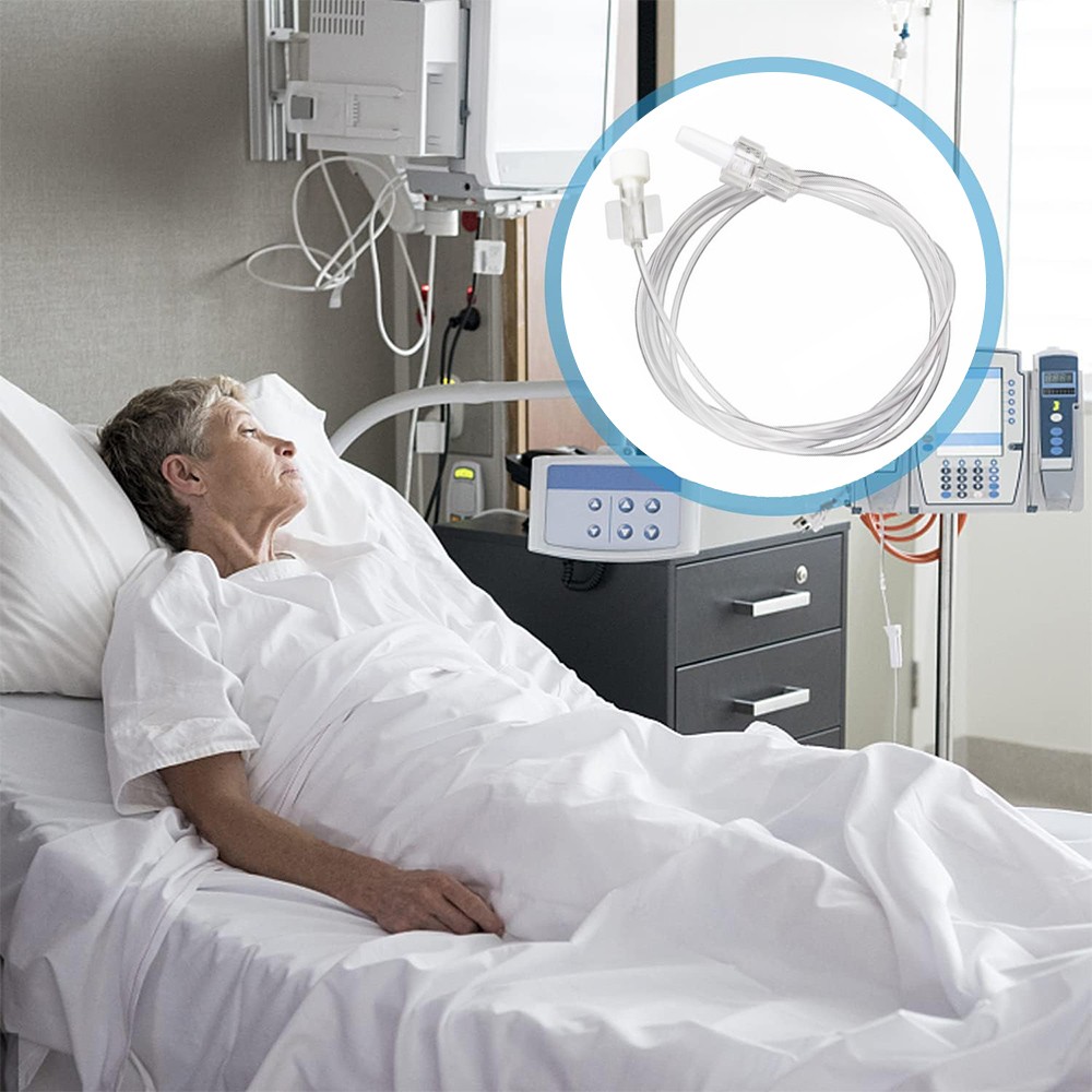 IV Infusion Extension Tube Sterile Extension Tubing Line 30cm 50cm 100cm 150cm