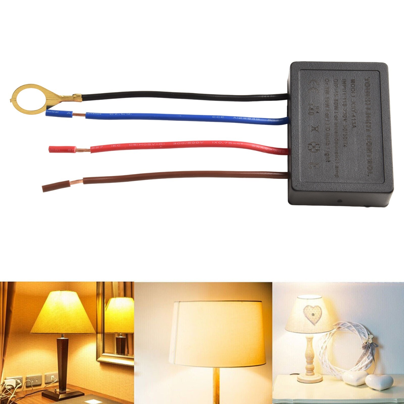 Easy to Operate 3 Way Touch Light Dimmer Switch Control for Any Room