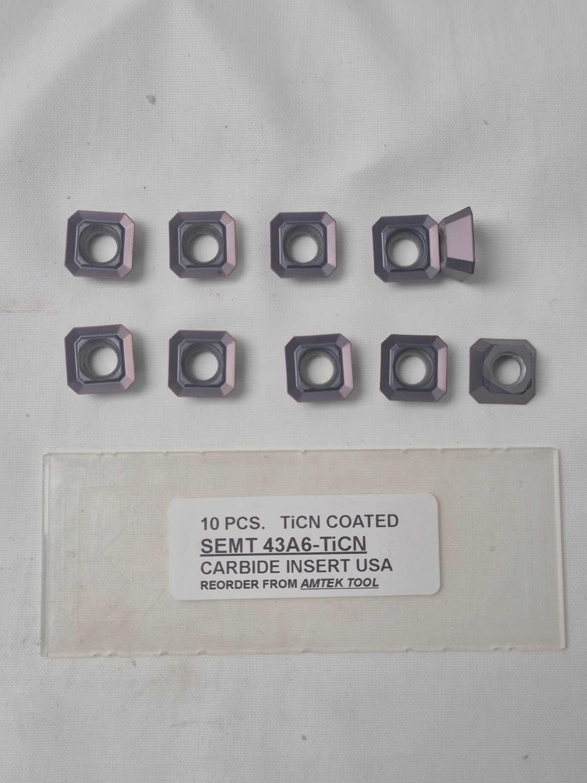 SEMT 43A6 TICN CARBIDE INSERTS 10 PACK USA