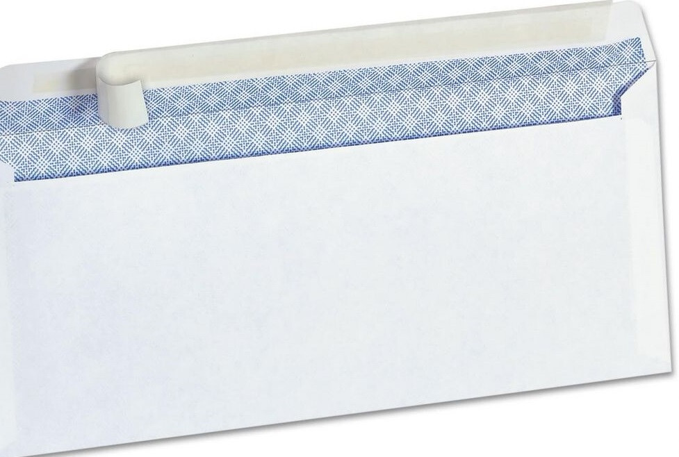 Universal #10 Peel Seal Security Business Envelopes 4.125″ x 9.5″ Quantity 200