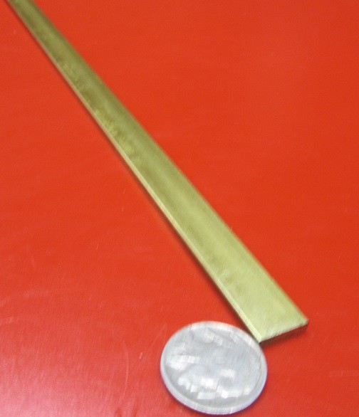 360 Brass Flat Bar 1/8″ Thick x 1/2″ Wide x 60.0″ Length