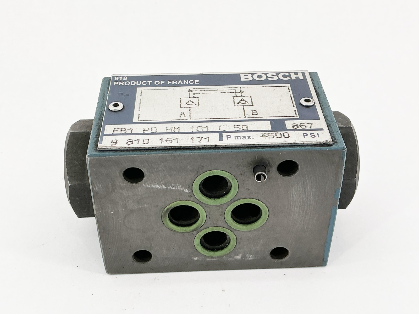 New Bosch FB1-PD-HM-101-C-50-9-810-161-171 Flow Control Valve 4500PSI – No Box