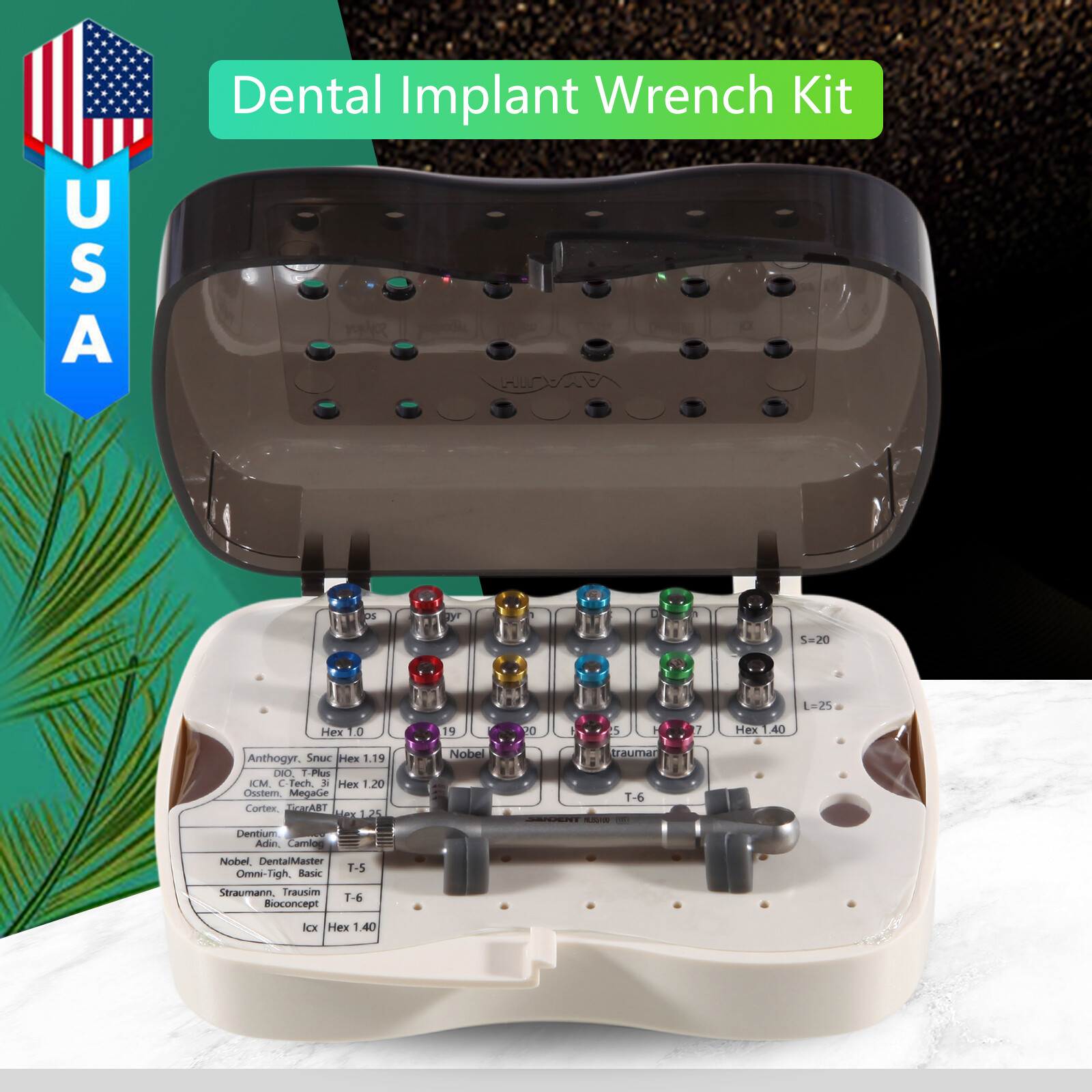 10* Dental NSK Pana Max Style High Speed Handpiece Turbine 4Hole Fit SANDENT NSK