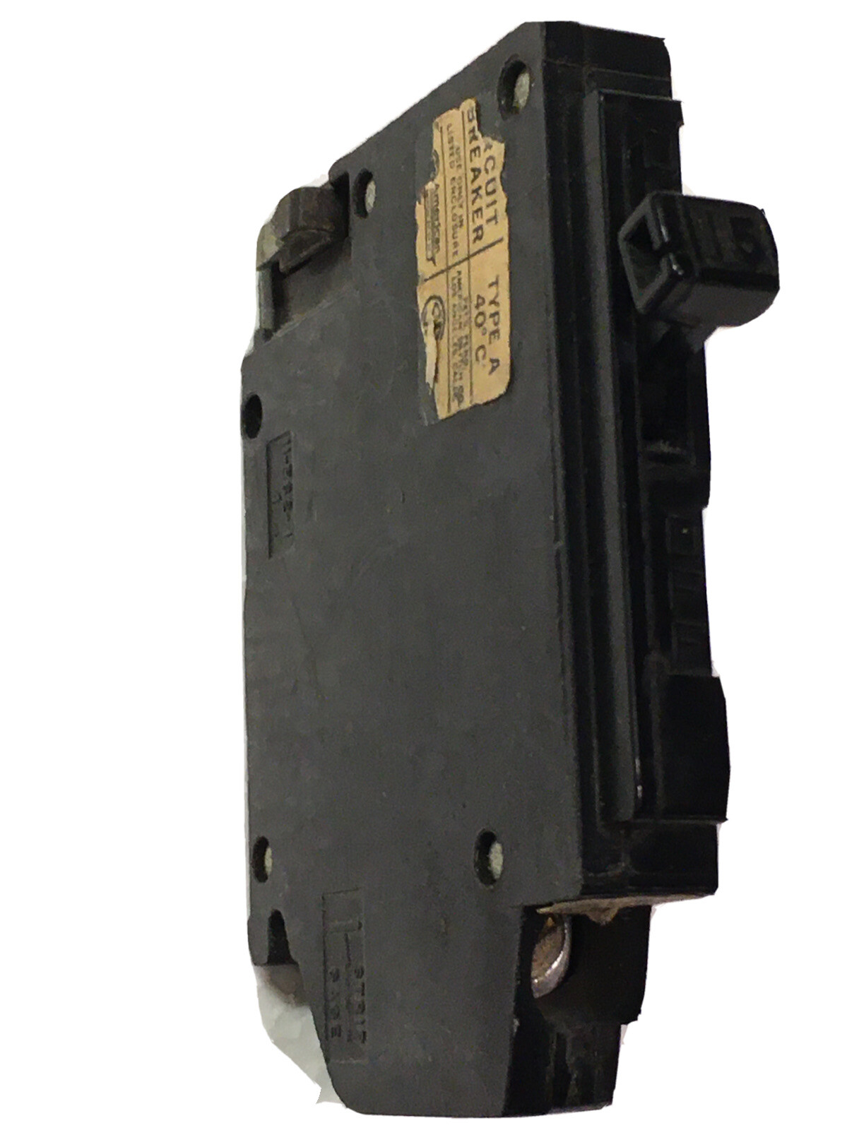 A115L Challenger American Switch A Left Hook 1 Pole 15A 120VAC Circuit Breaker