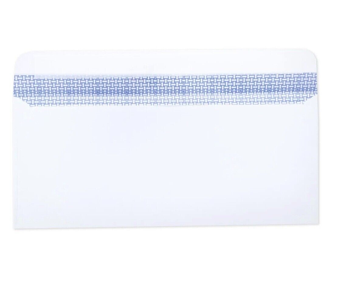 Ebay 100 Count 4.5″ x 9.5″ #10 Business Envelopes(Peel and Seal)w/ Security Tint