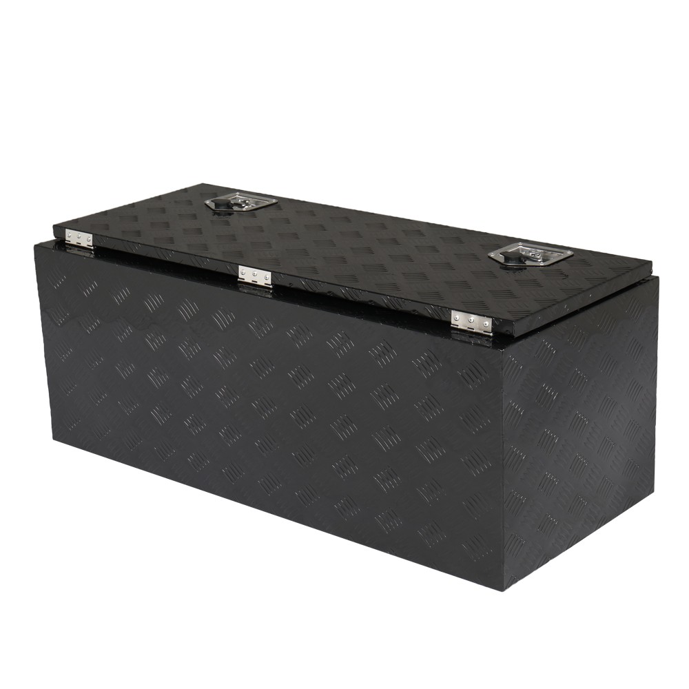 42″ Aluminum Under Body Toolbox 5 Bar Tread Black