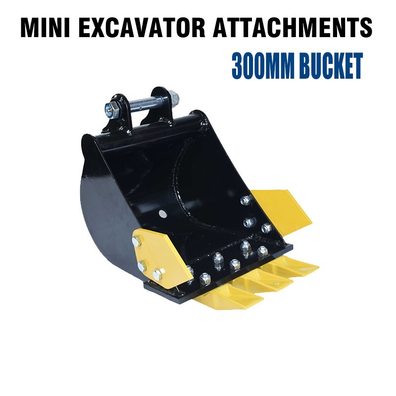 300mm Narrow Bucket Mini Excavator For Mini digger Attachments 0.8-2 ton New