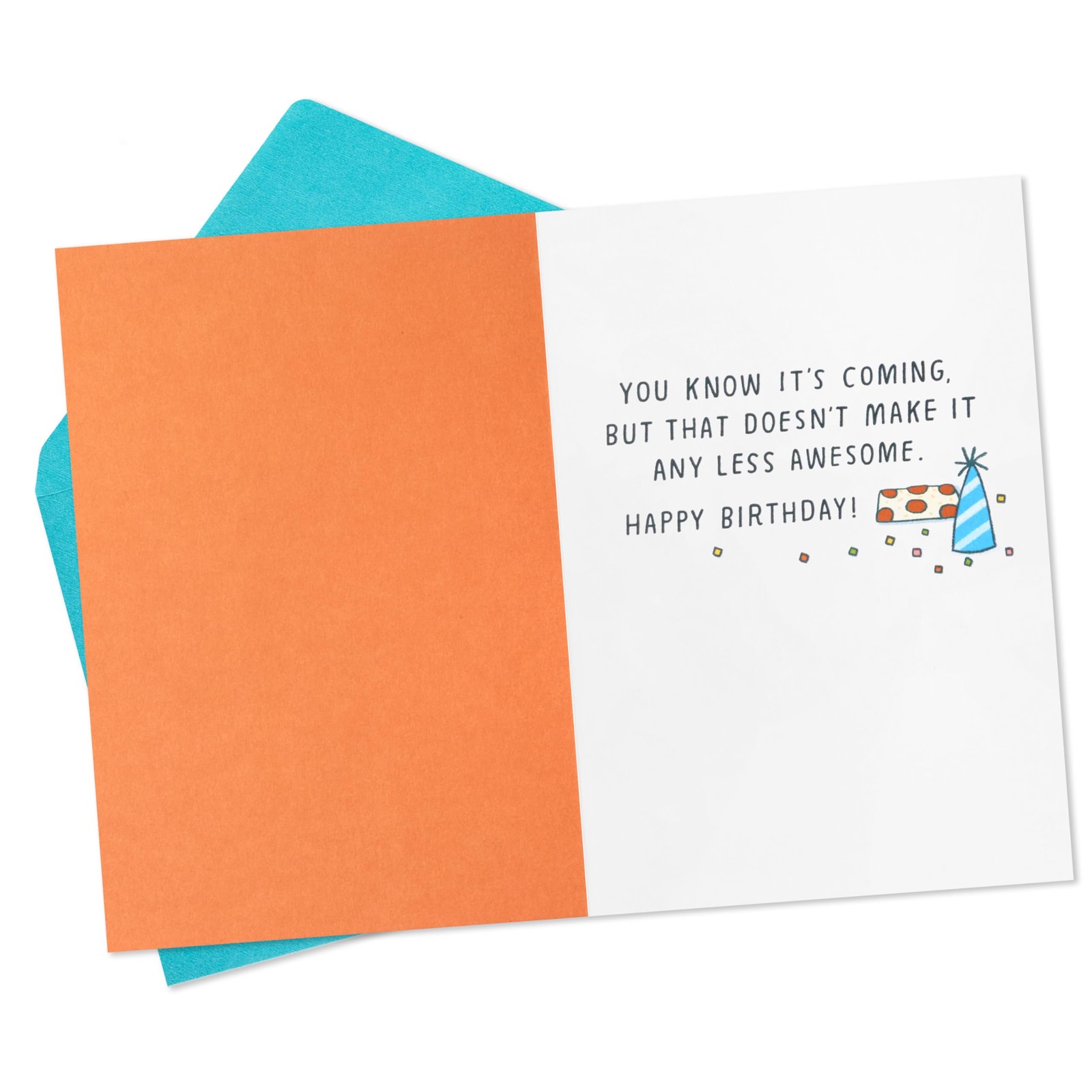 Hallmark Shoebox Funny Birthday Card (School Pizza) 11, Orange