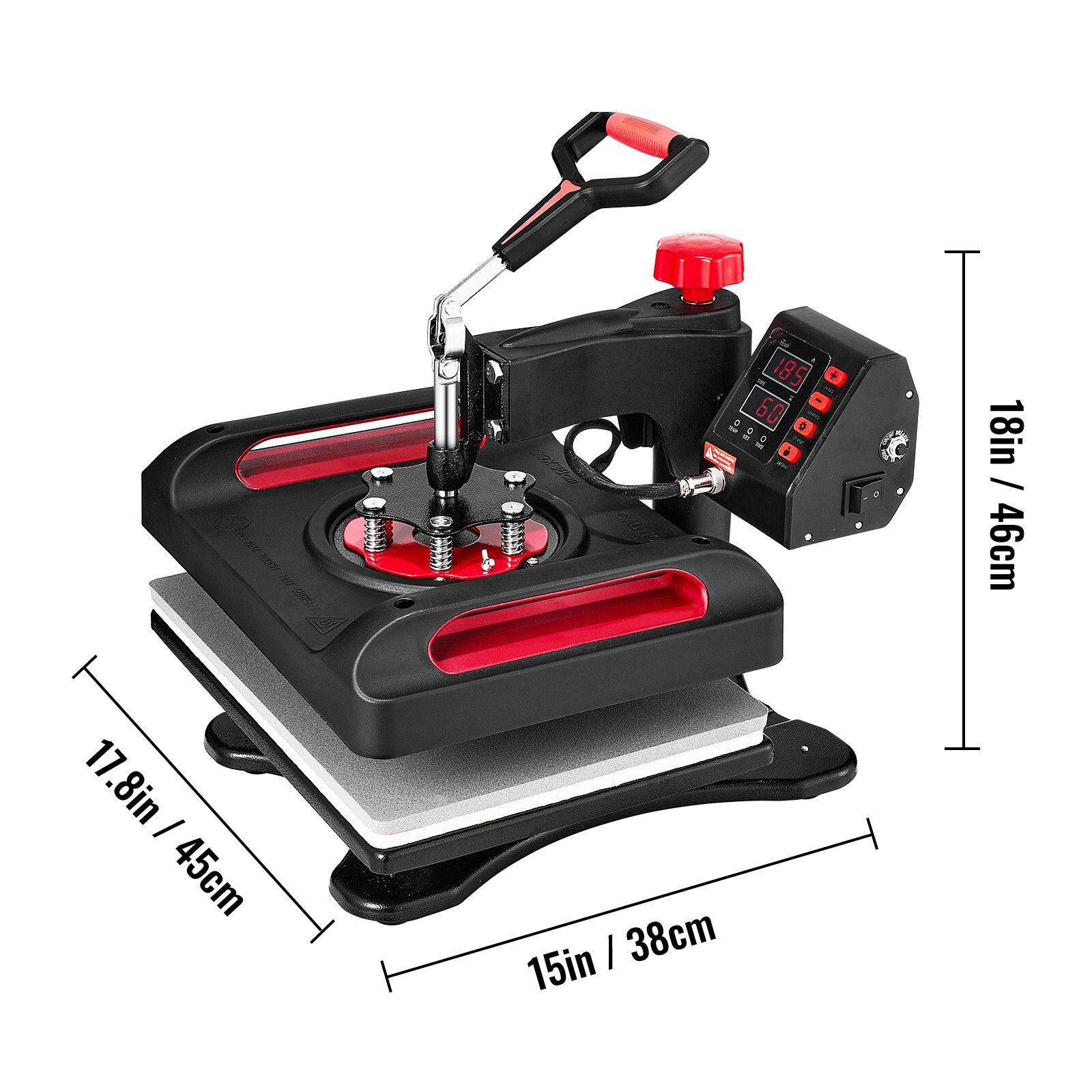 Heat Press Machine Sublimation Machine 15 x 12 Inch 11 In 1 Kit Heat Press