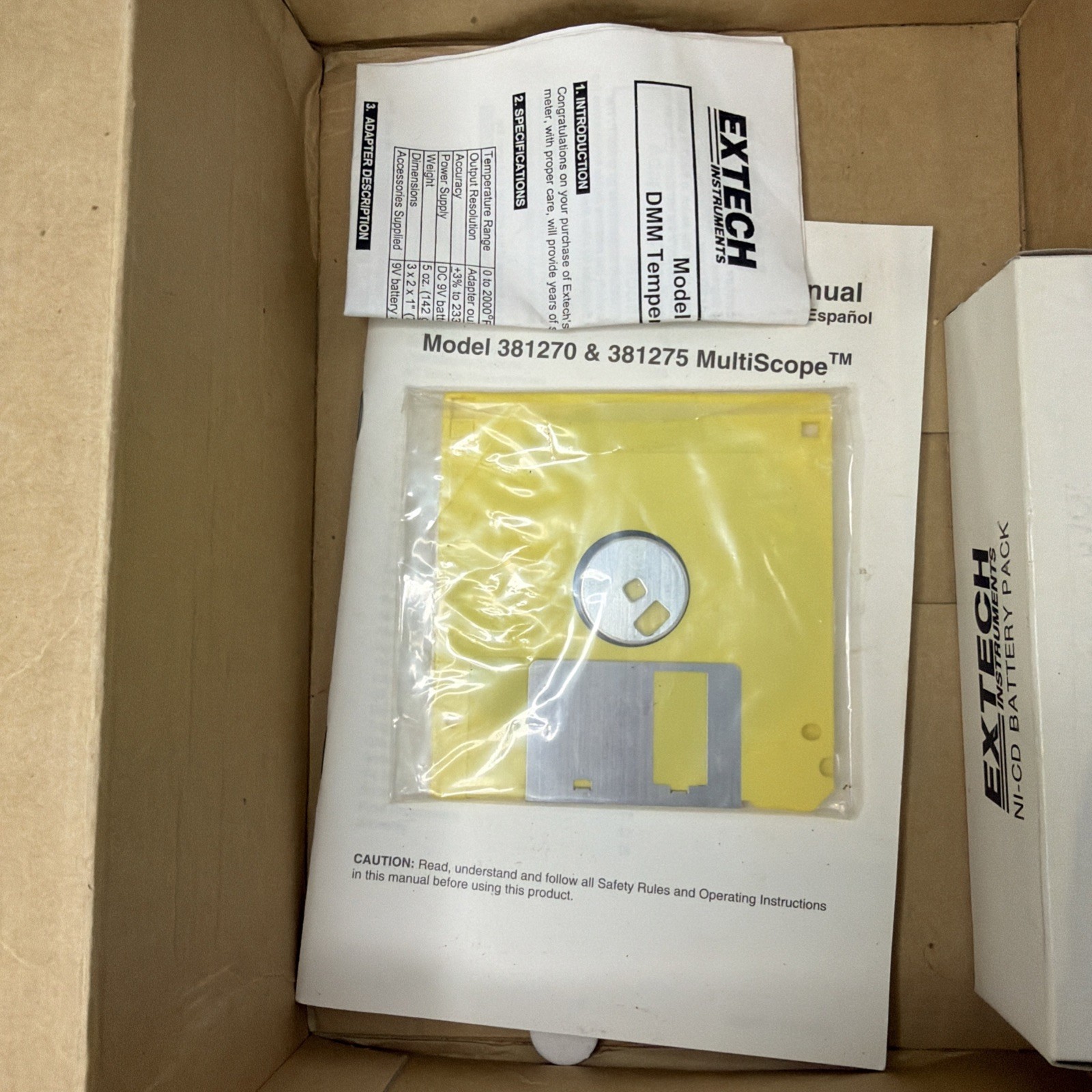 EXTECH Instruments Multiscope 381275 Handheld Meter