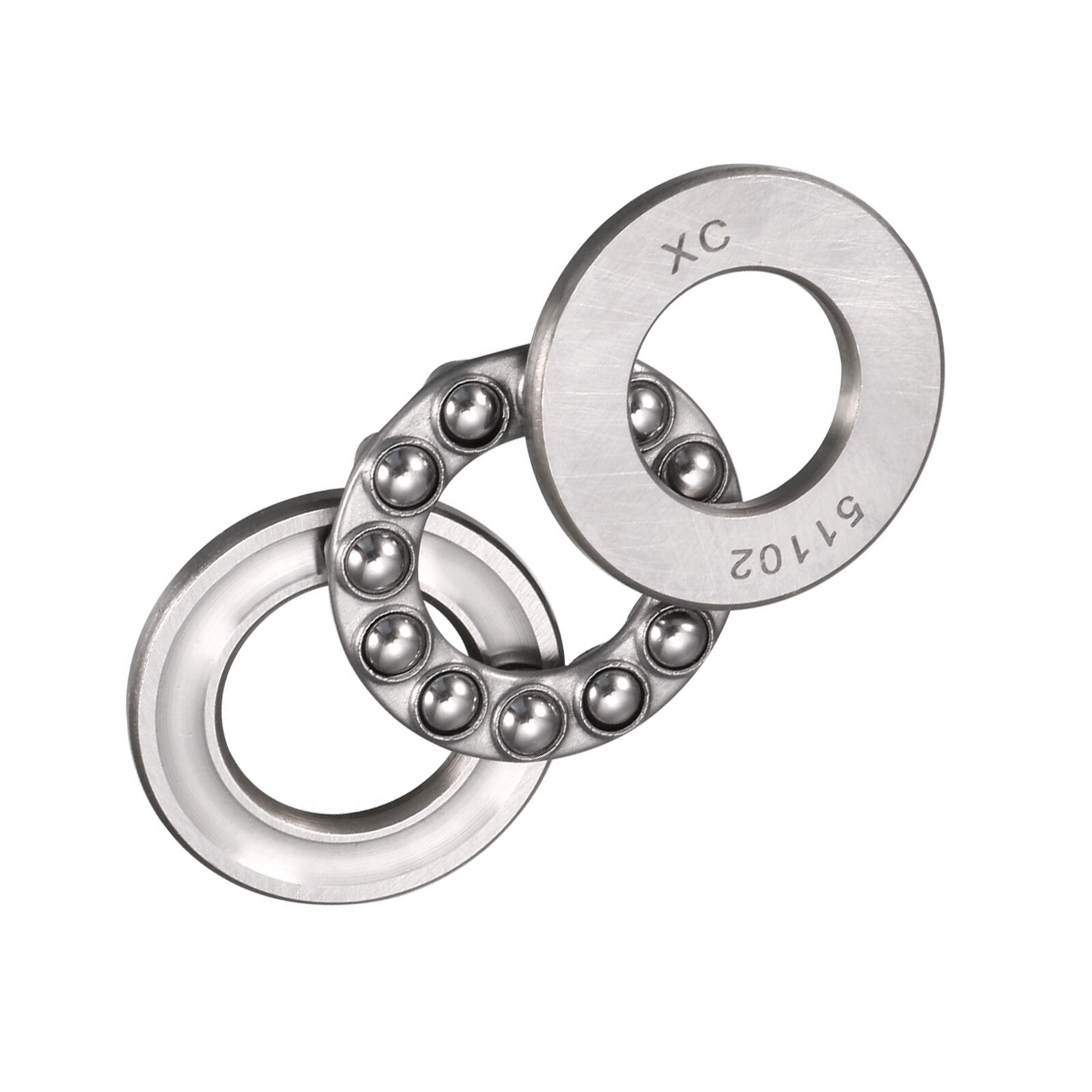 4pcs 51102 Thrust Ball Bearing 15mm x 28mm x 9mm Chrome Steel Miniature
