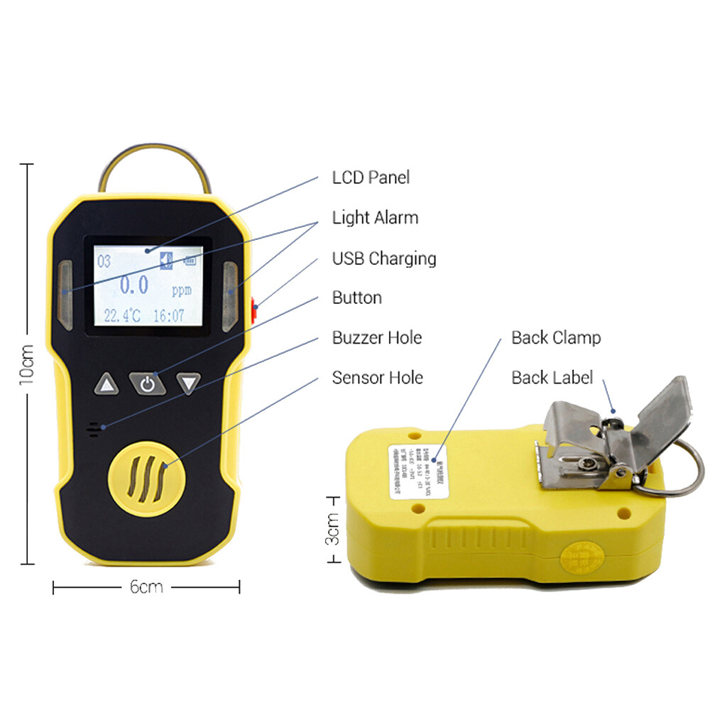 Handheld Benzene Detector with Range 0-100ppm Low Battery Indication Function