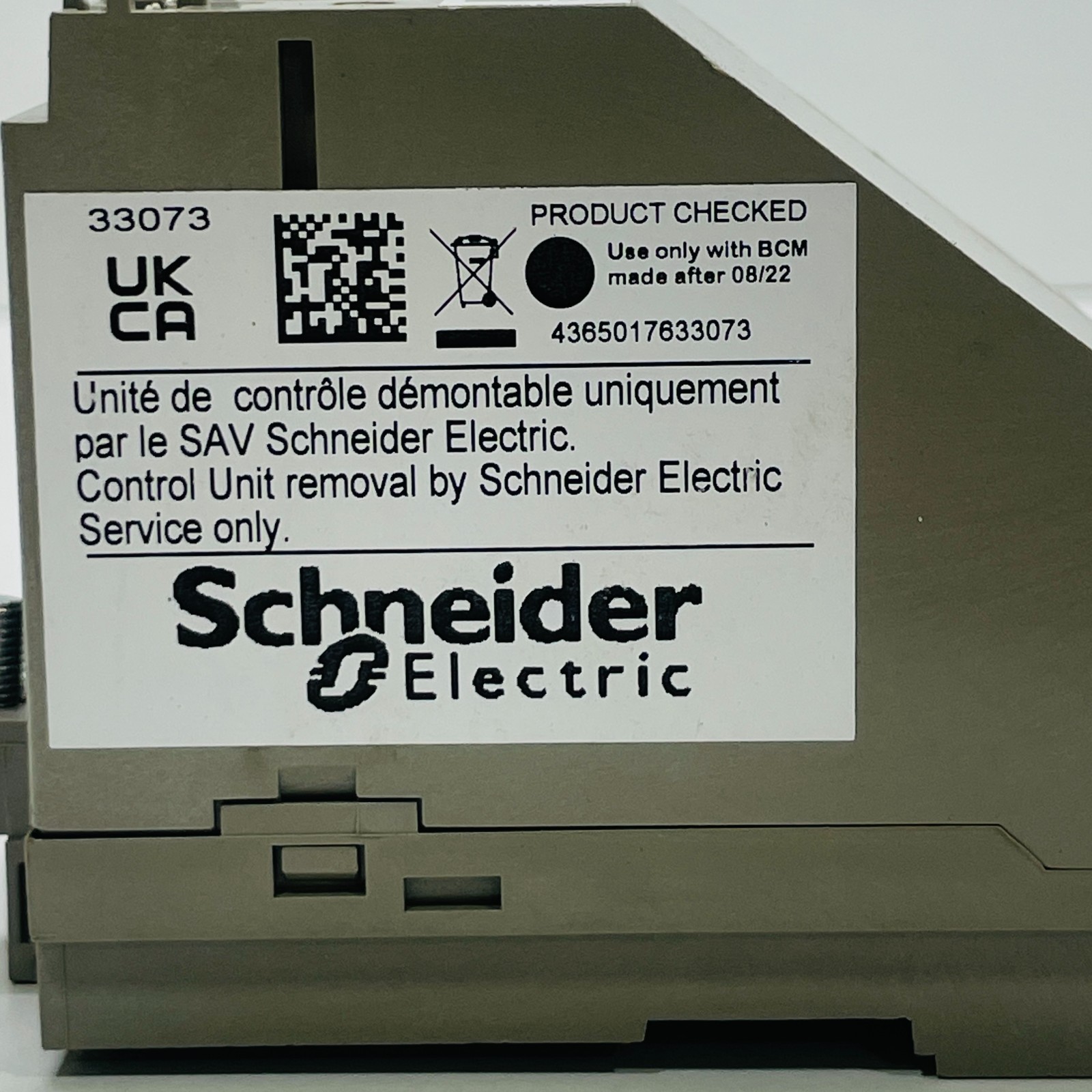SCHNEIDER ELECTRIC 33073 MICROLOGIC 6.0A CONTROL UNIT NEW WITHOUT BOX