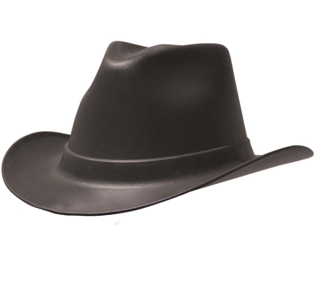 OccuNomix VCB200-06 Vulcan Cowboy Style Hard Hat with Ratchet Suspension, Bla…