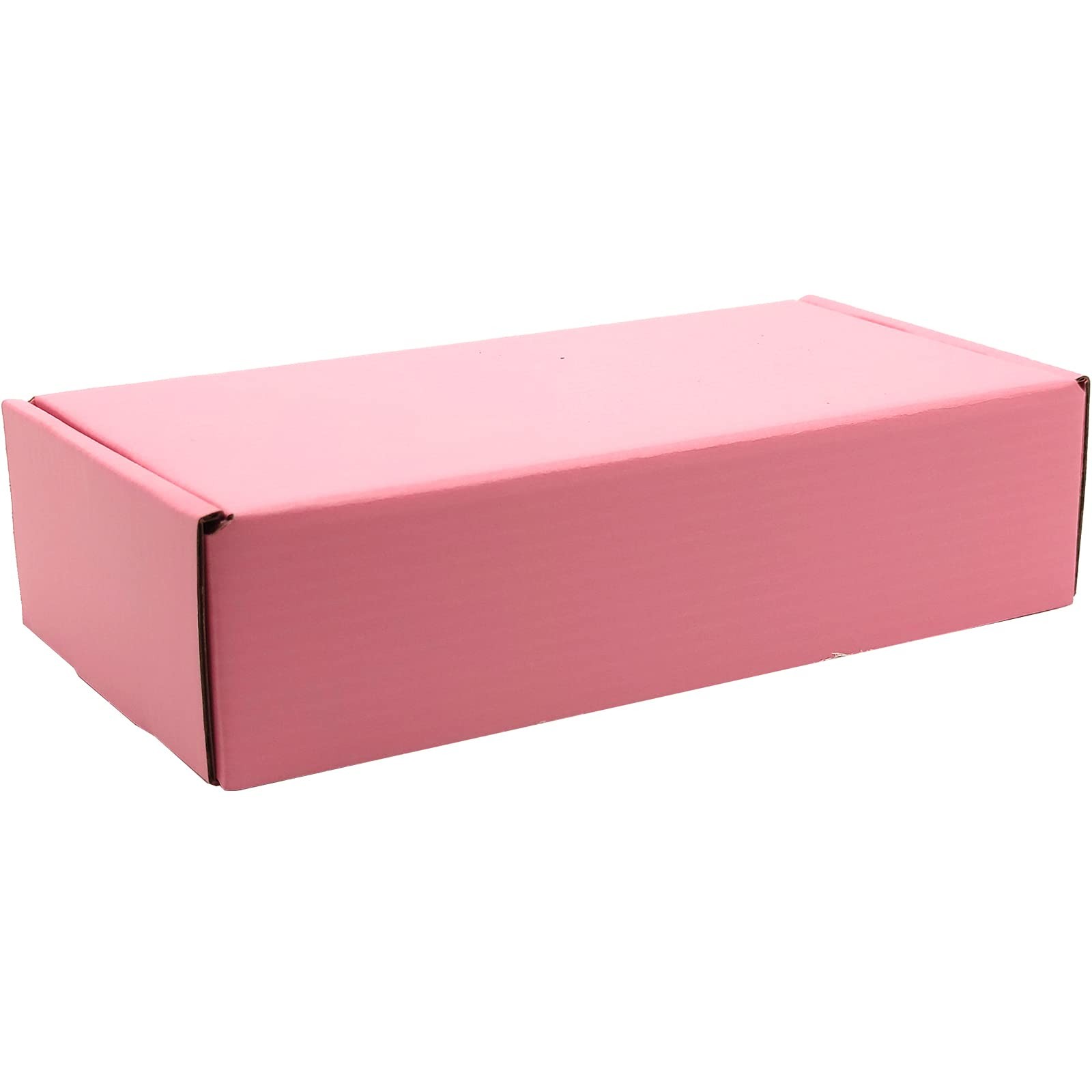 7x5x2 inches Small Shipping Boxes Set of 50 – Pink Mailer Corrugated Cardboard B