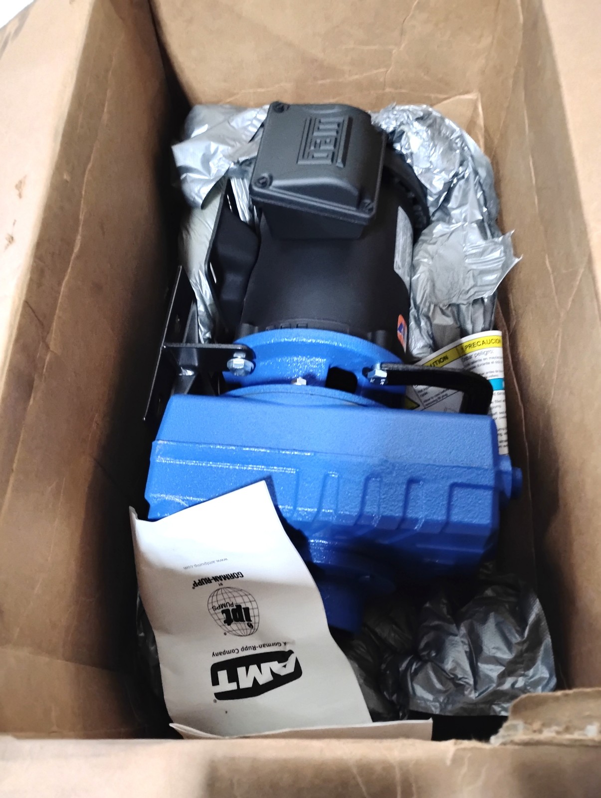 AMT 282K-95 1-1/2″ NPT 230/460 V 1 HP Cast Iron Self-Priming Centrifugal Pump