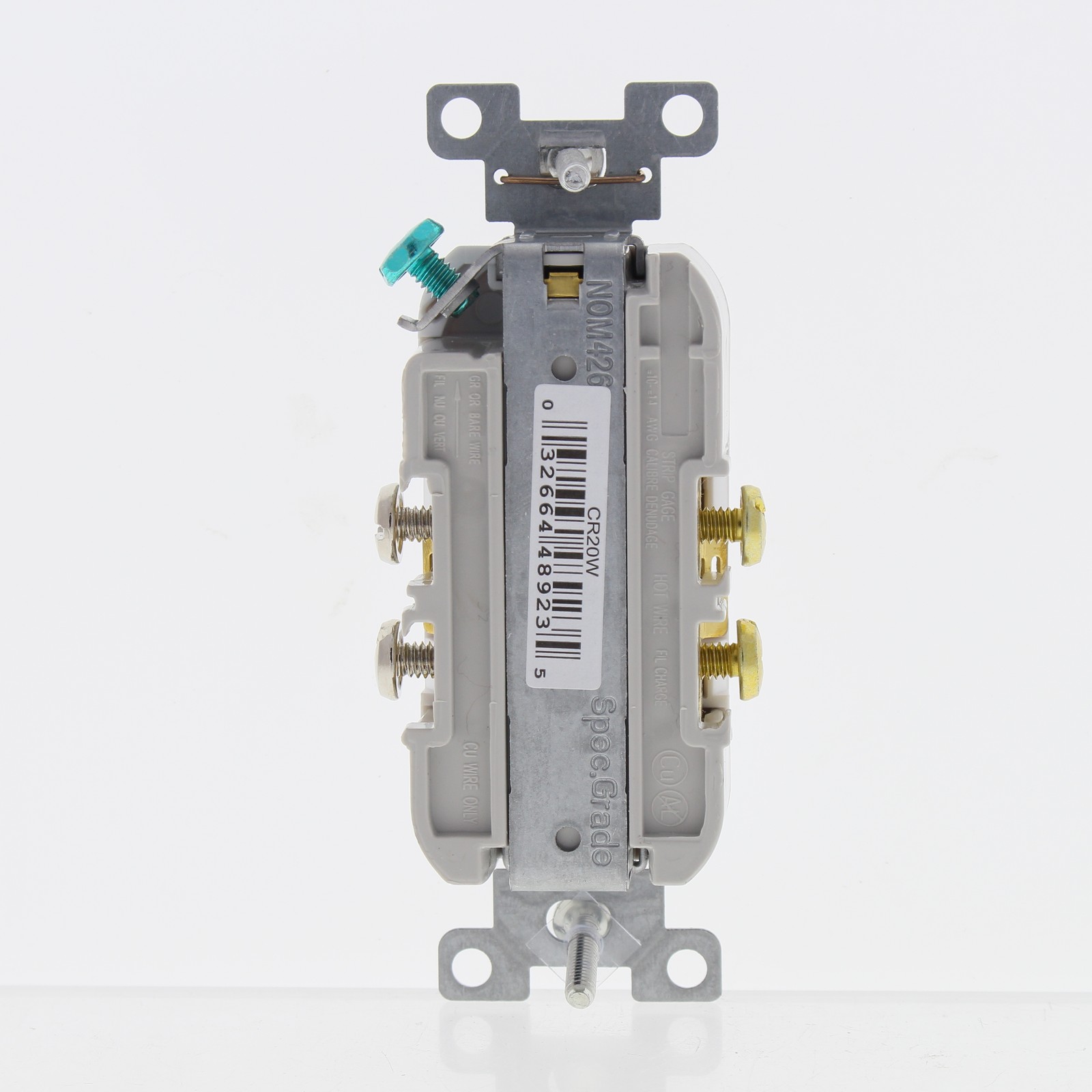 10 Eaton White COMMERCIAL Grade Duplex Outlet Receptacles NEMA 5-20R 20A CR20W