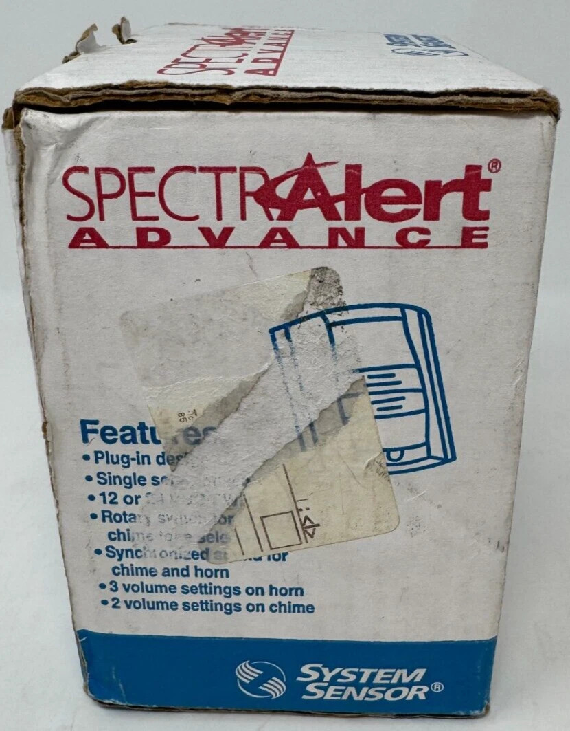 SYSTEM SENSOR SPECTRALERT ADVANCE HR HORN RED NEW