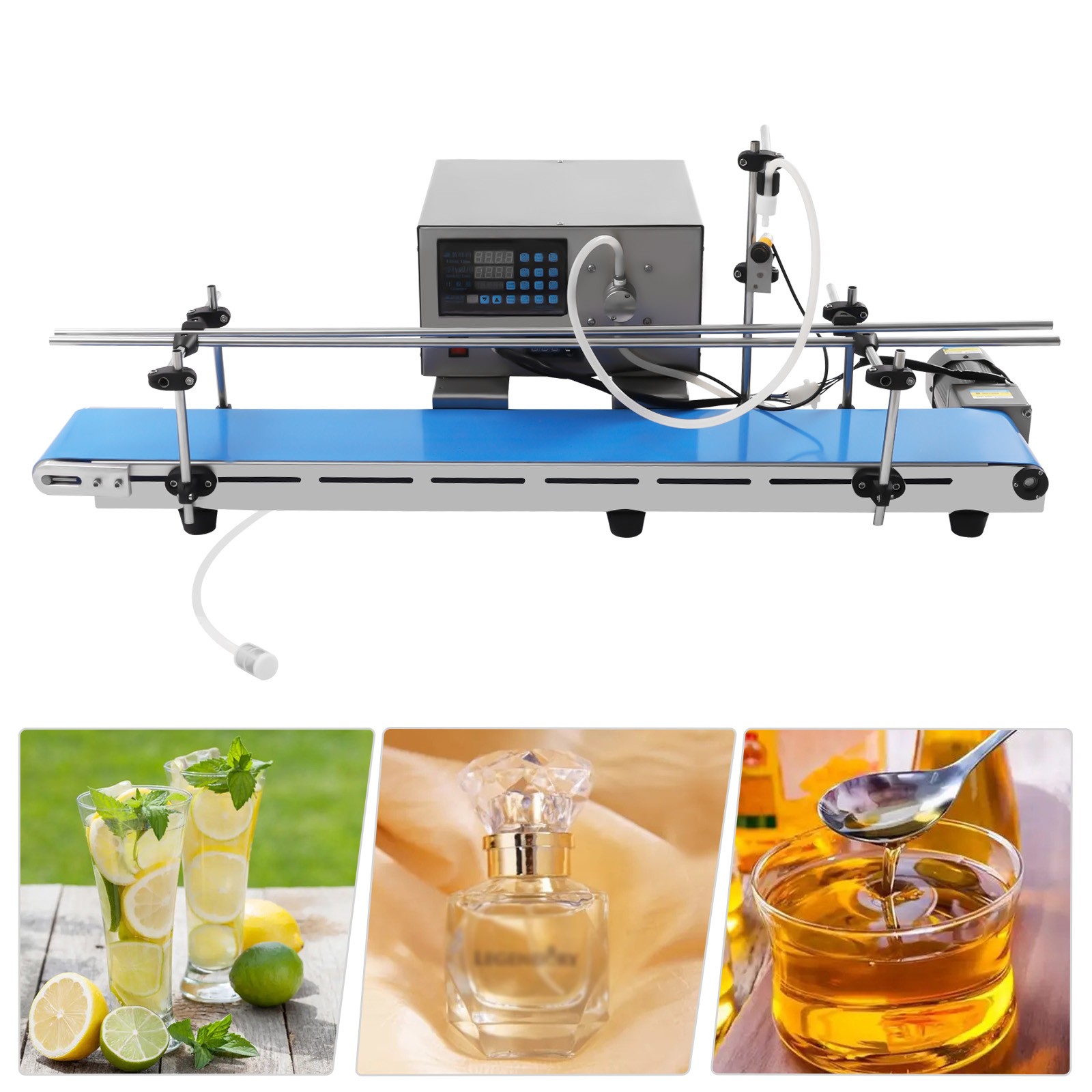 Single Head Automatic Liquid Bottle Tube Filling Machine Digital Control Filler