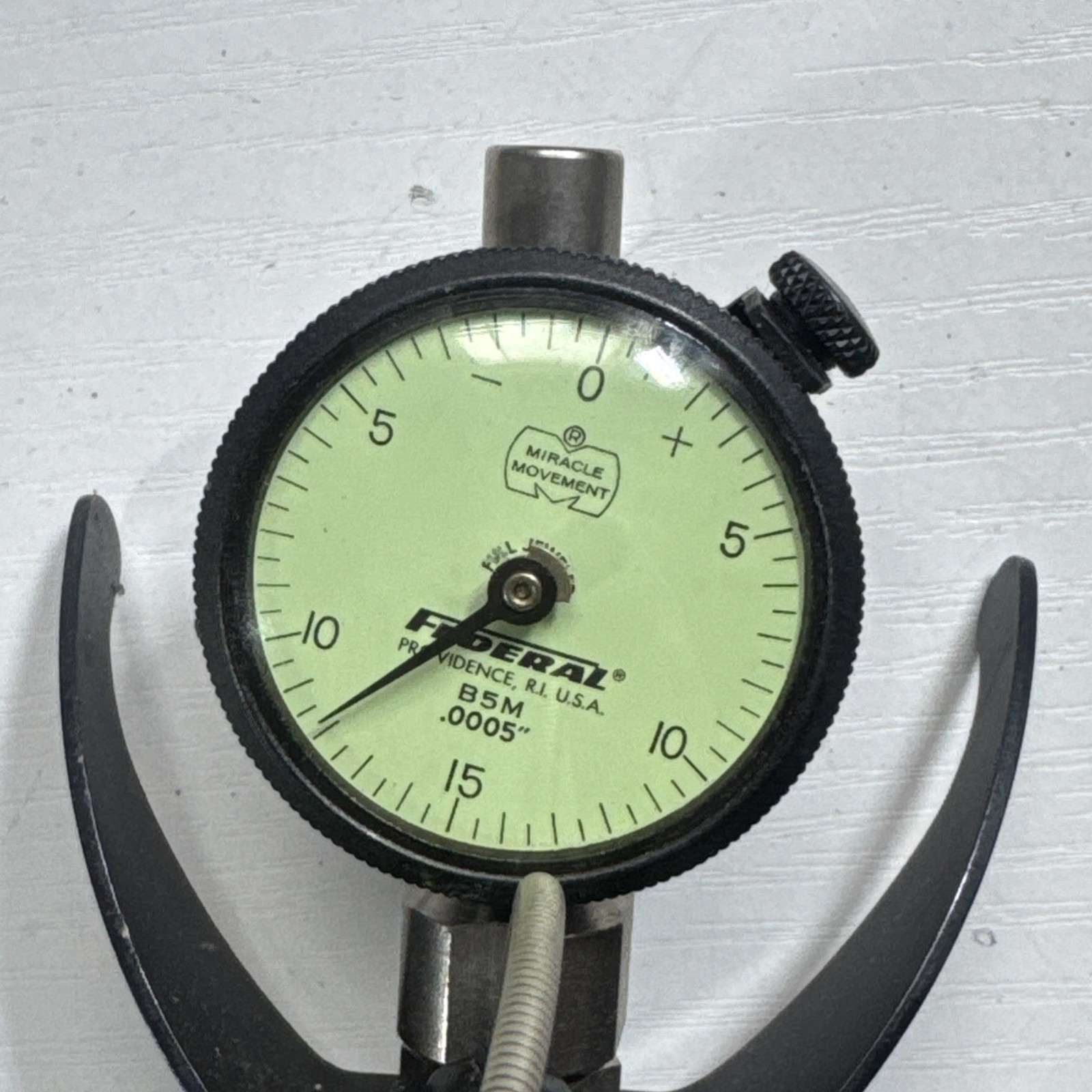 Mahr Federal 301P-3 Dial Snap Gage with Carbide Anvils, 2-3″ Range, .0005”